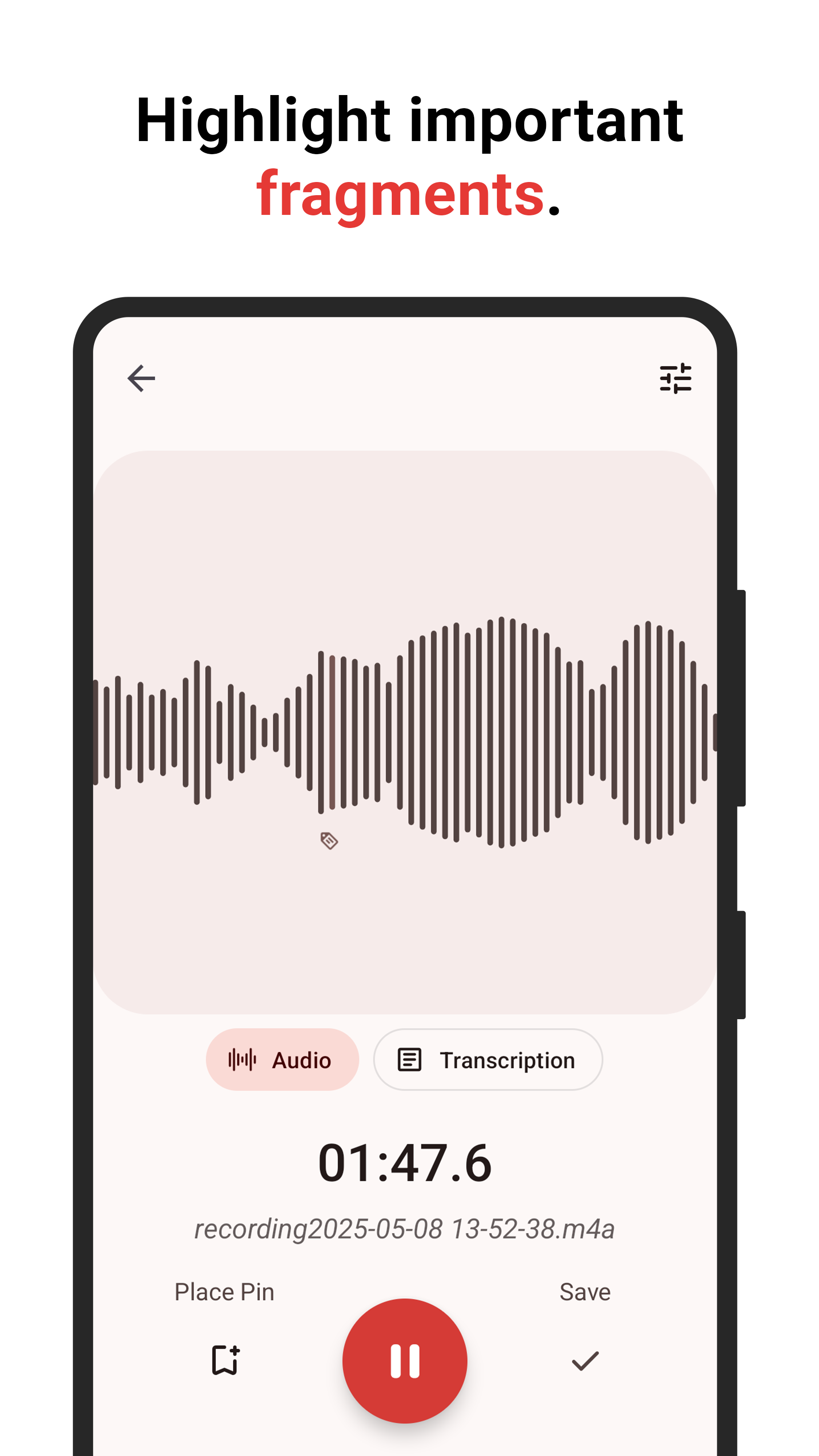 اسکرین شات 1 برنامه Voice Recorder