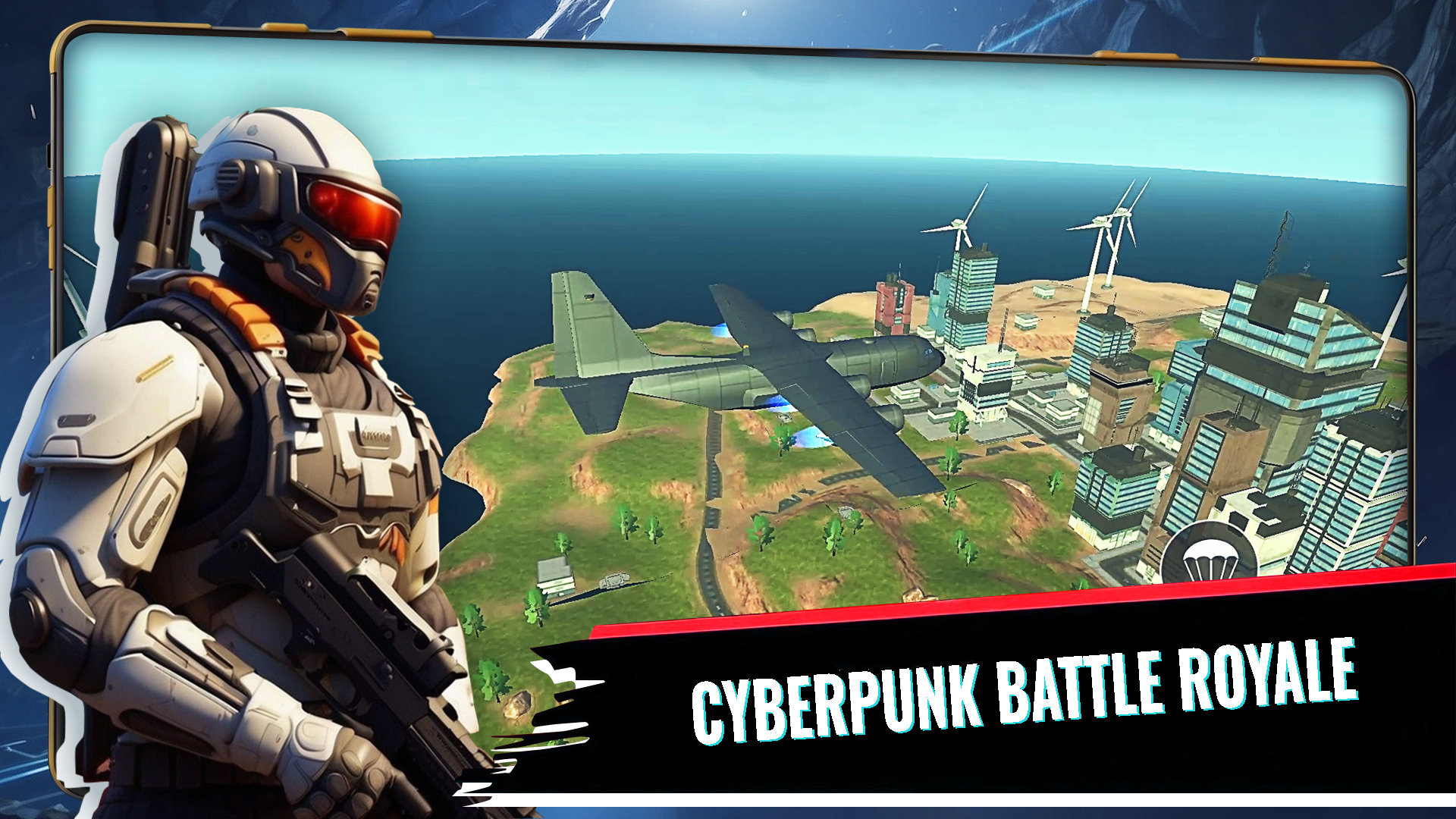 اسکرین شات 3 بازی Cyber Gun - Battle Royale Game