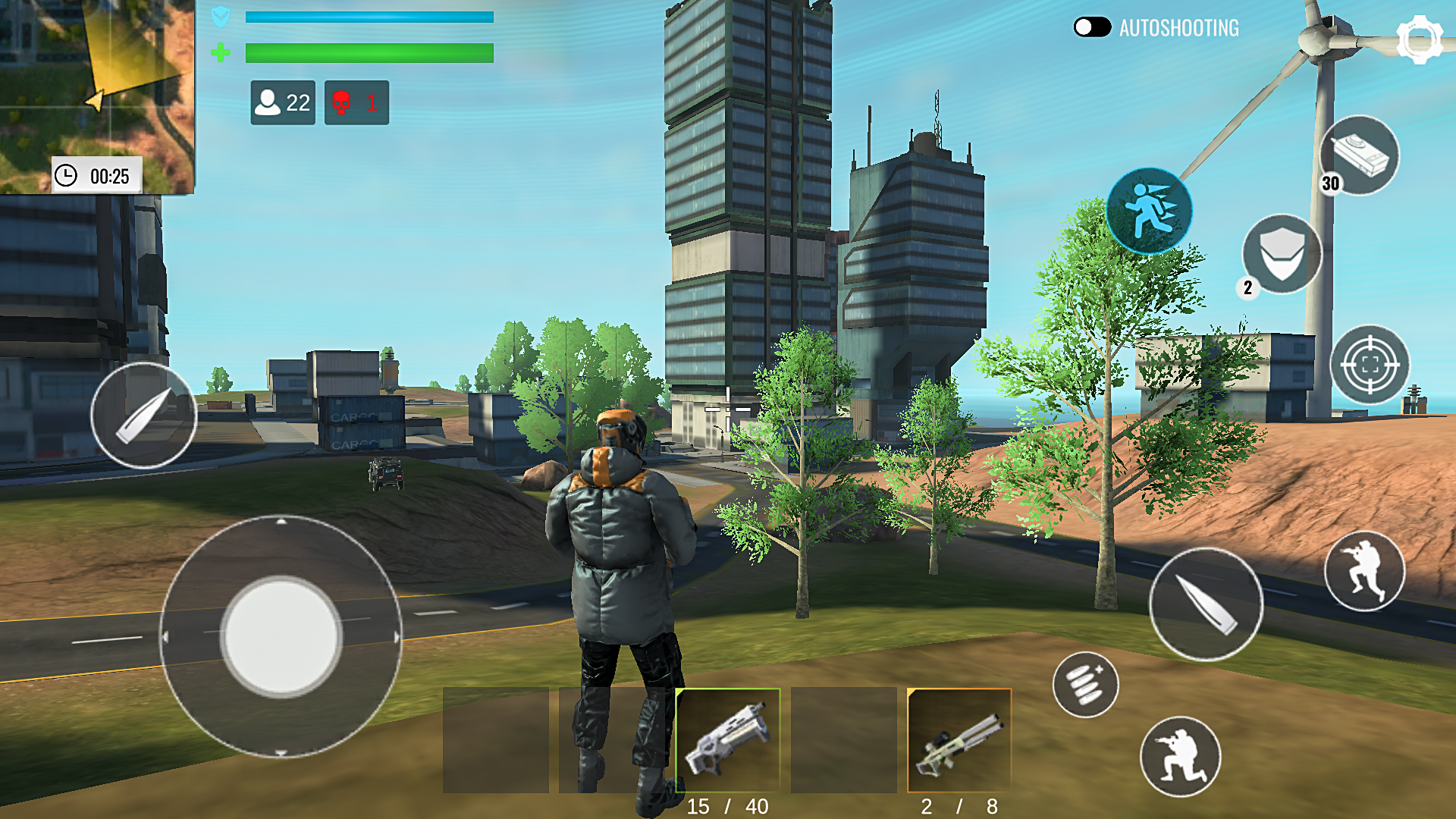 اسکرین شات 3 بازی Cyber Gun: Battle Royale Games