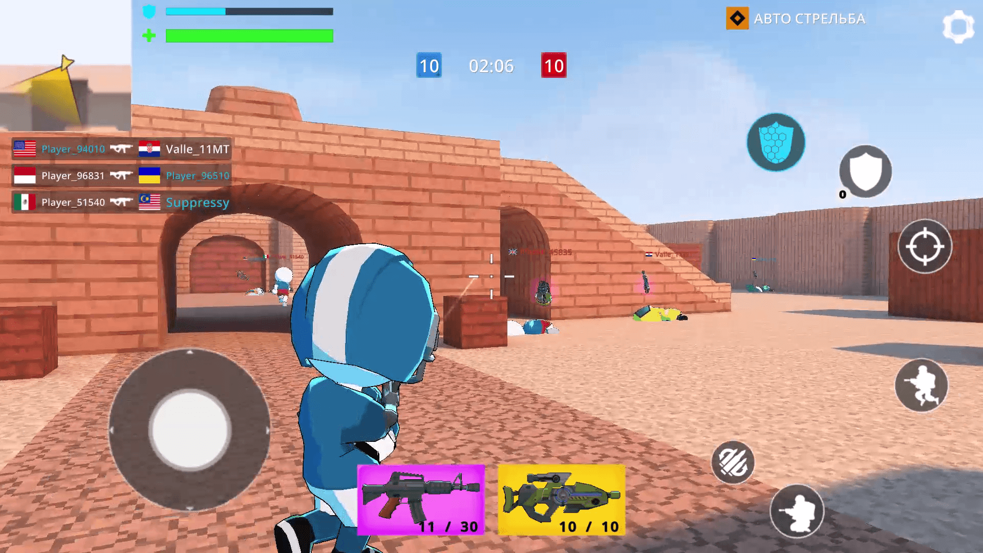 اسکرین شات 2 بازی Cubic Gun - 5v5 Shooting Games