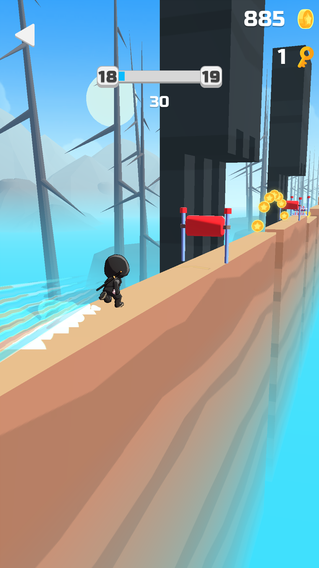 اسکرین شات 1 بازی Parkour Dash - Obstacle Course