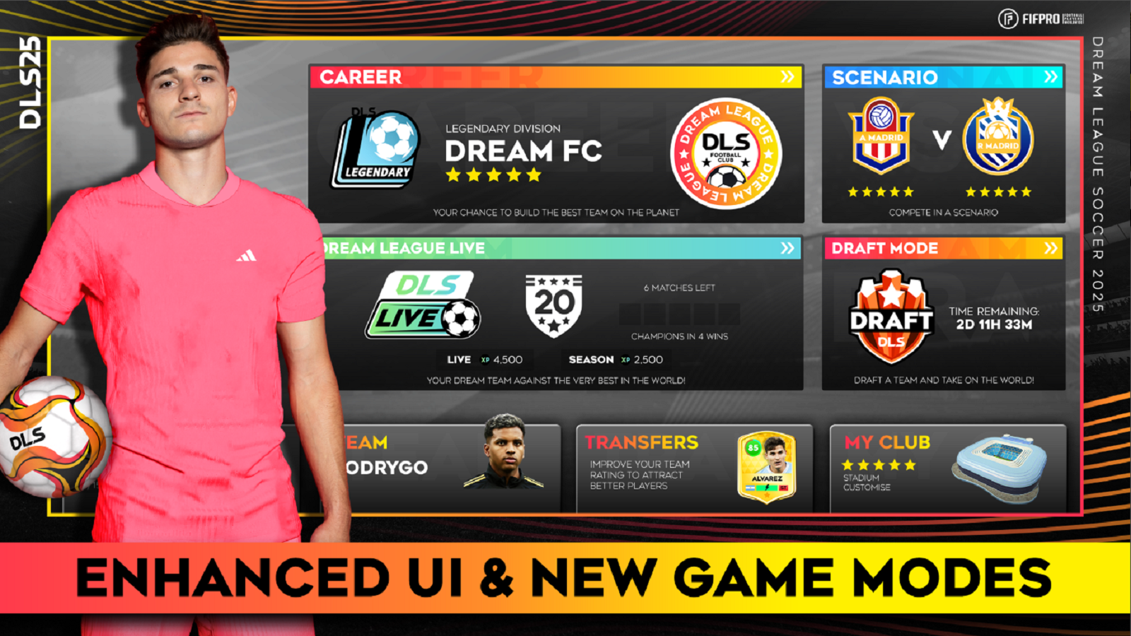 اسکرین شات 1 بازی دریم لیگ 2025 - Dream League 2025