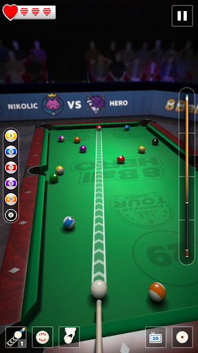 اسکرین شات 8 بازی 8 Ball Hero - Pool Billiards Puzzle Game