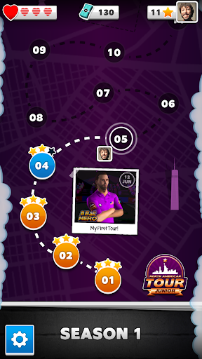 اسکرین شات 4 بازی 8 Ball Hero - Pool Billiards Puzzle Game