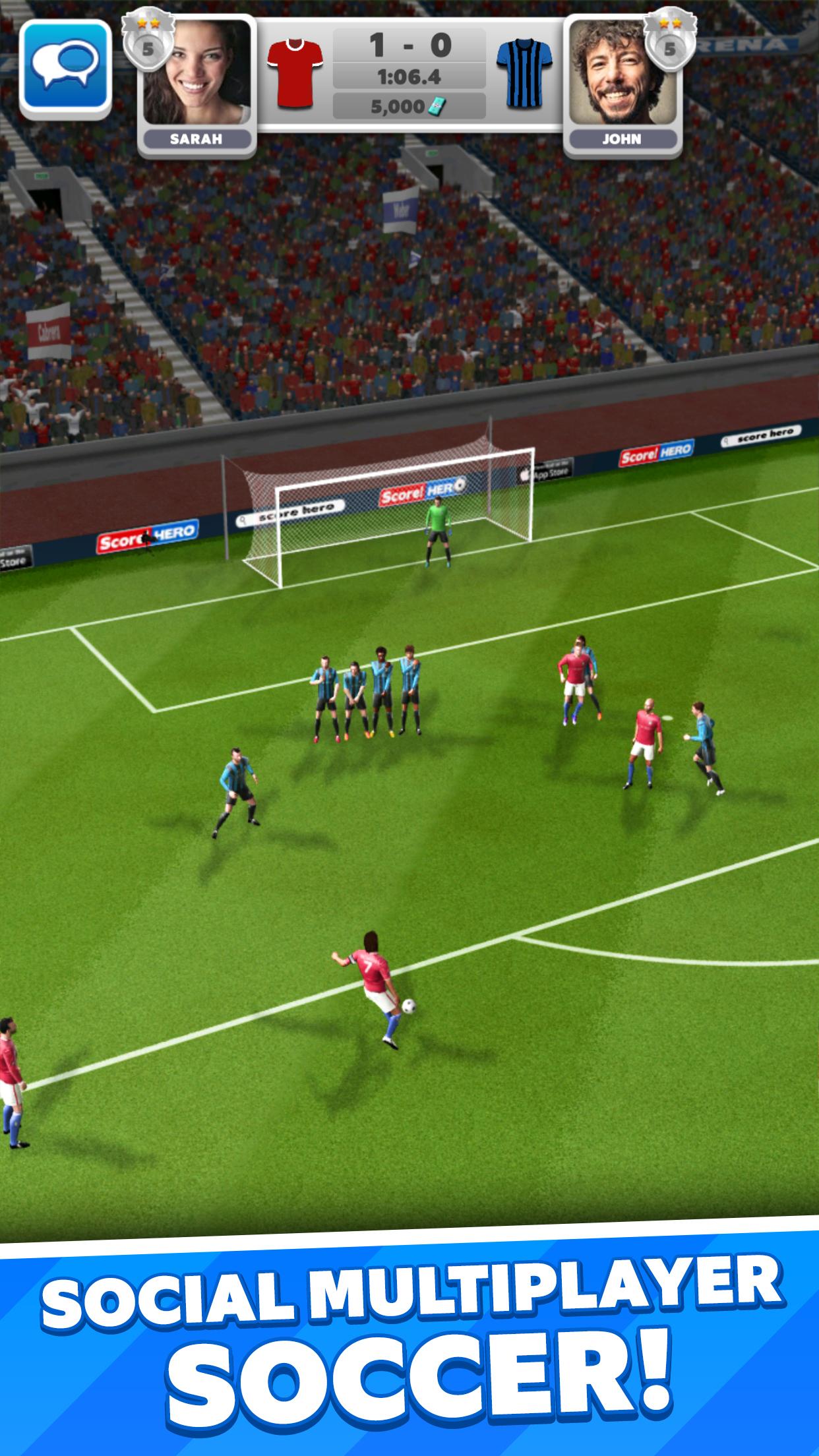 اسکرین شات 2 بازی Score! Match - PvP Soccer