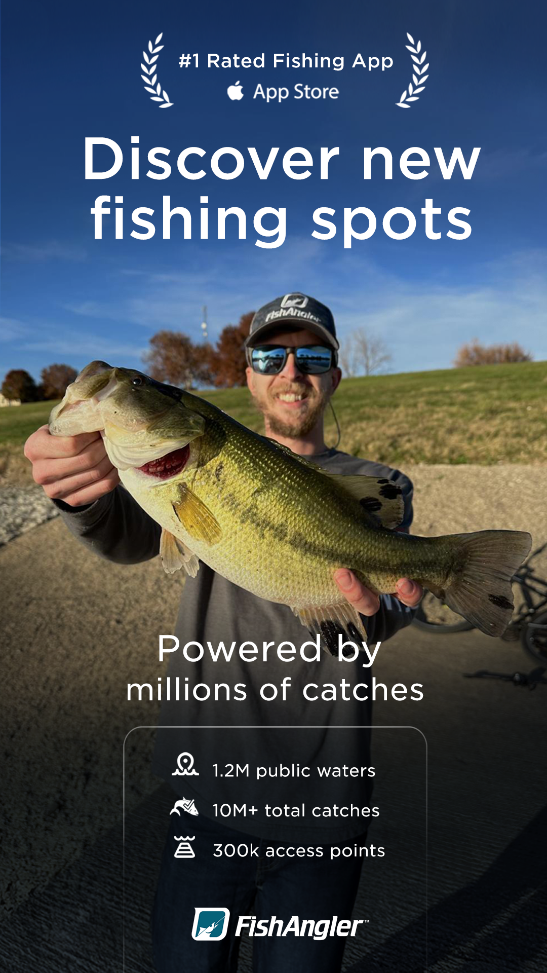 اسکرین شات 1 برنامه FishAngler: Explore, Map, Fish