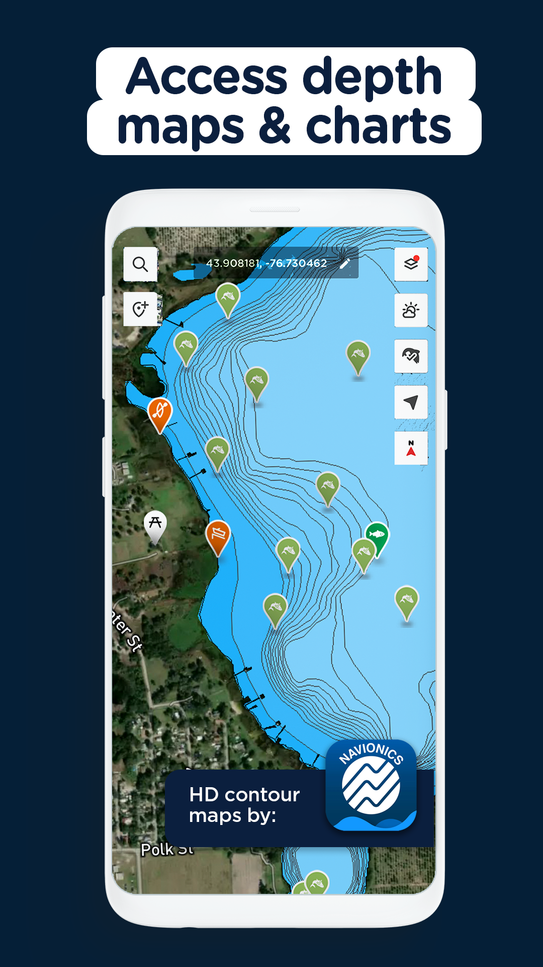 اسکرین شات 3 برنامه FishAngler - Fishing App