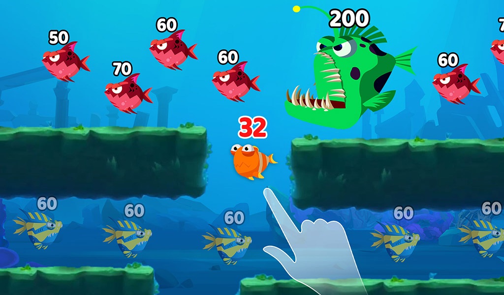 اسکرین شات 3 بازی Fish Town IO: Mini Aquarium