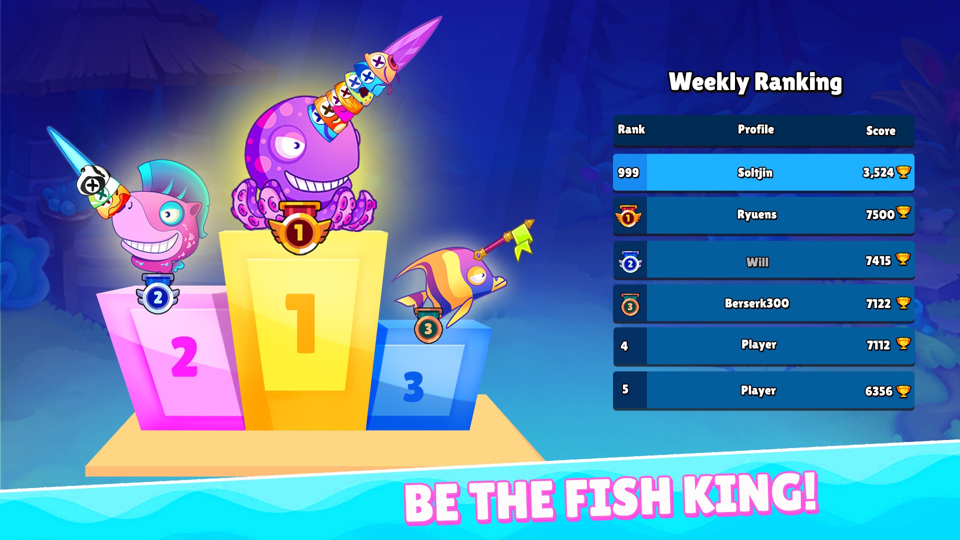 اسکرین شات 6 بازی Monster FishIO: Big Eat Small