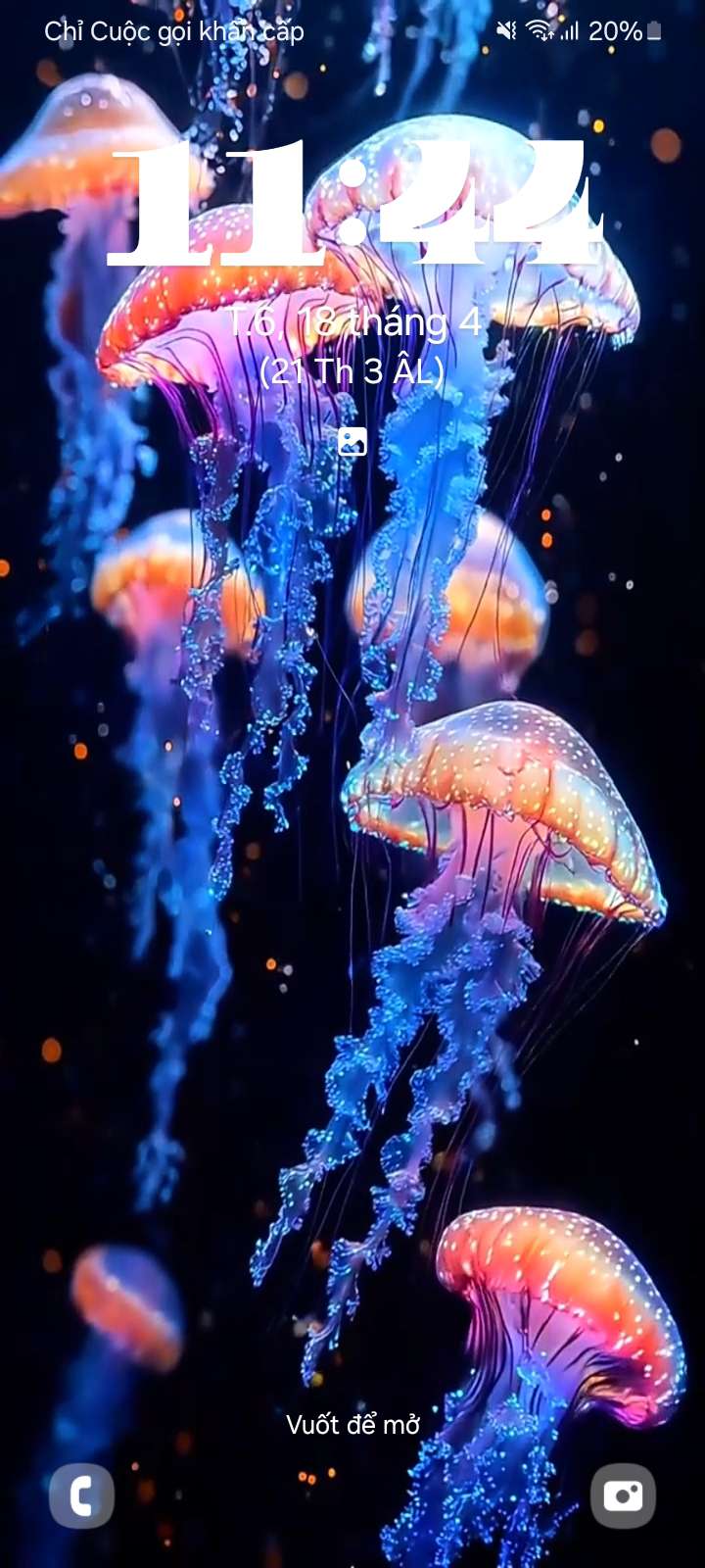 اسکرین شات 2 برنامه Fish Live Wallpaper 4K
