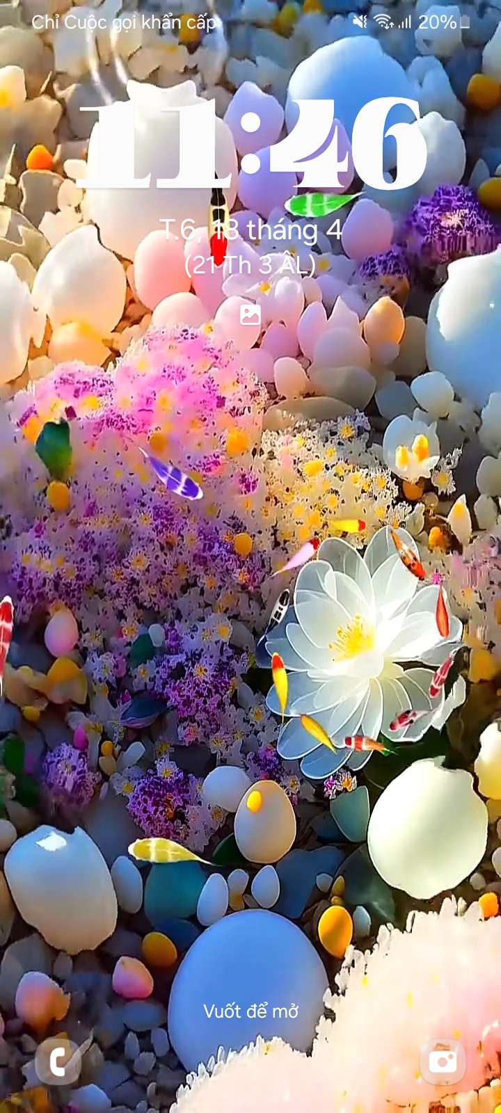 اسکرین شات 6 برنامه Fish Live Wallpaper 4K