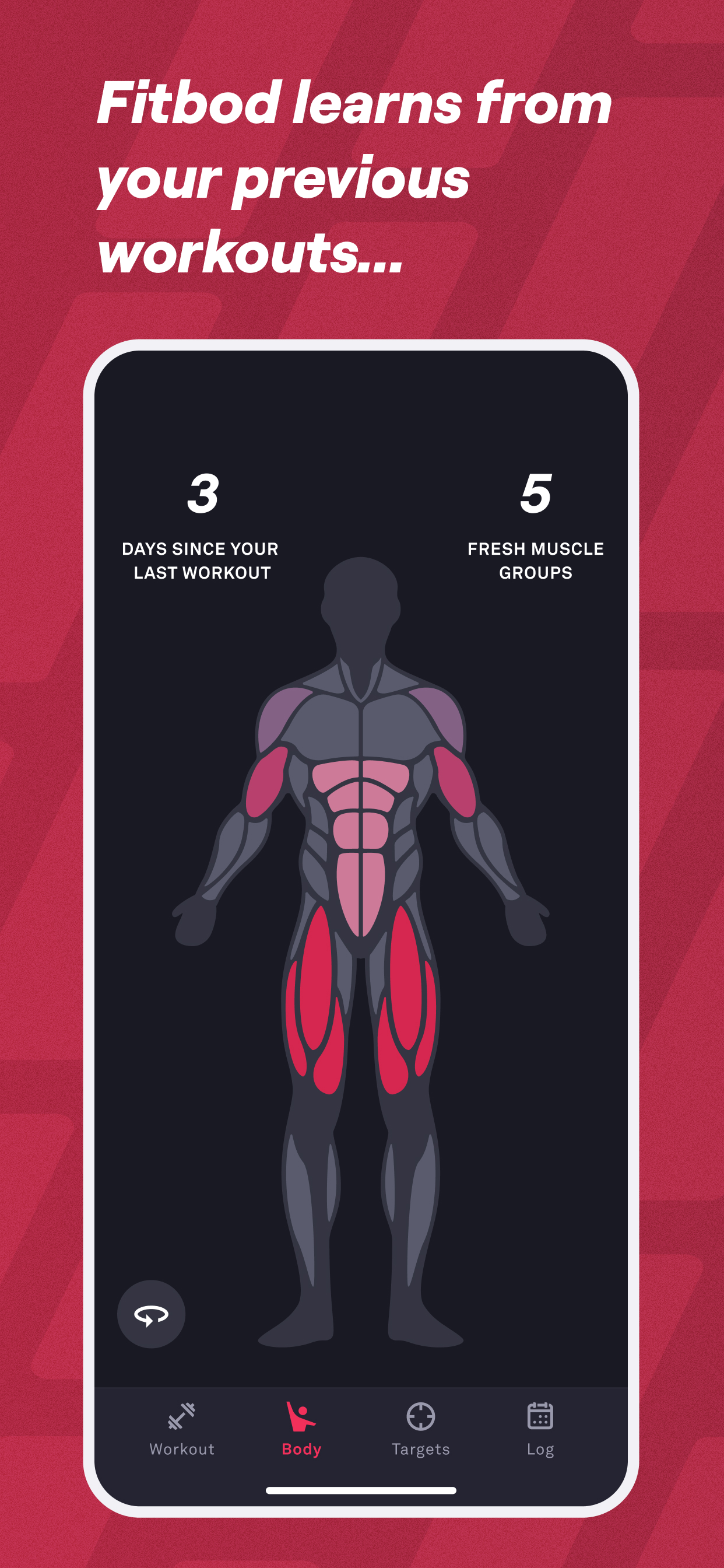 اسکرین شات 3 برنامه Fitbod: Workout & Gym Planner