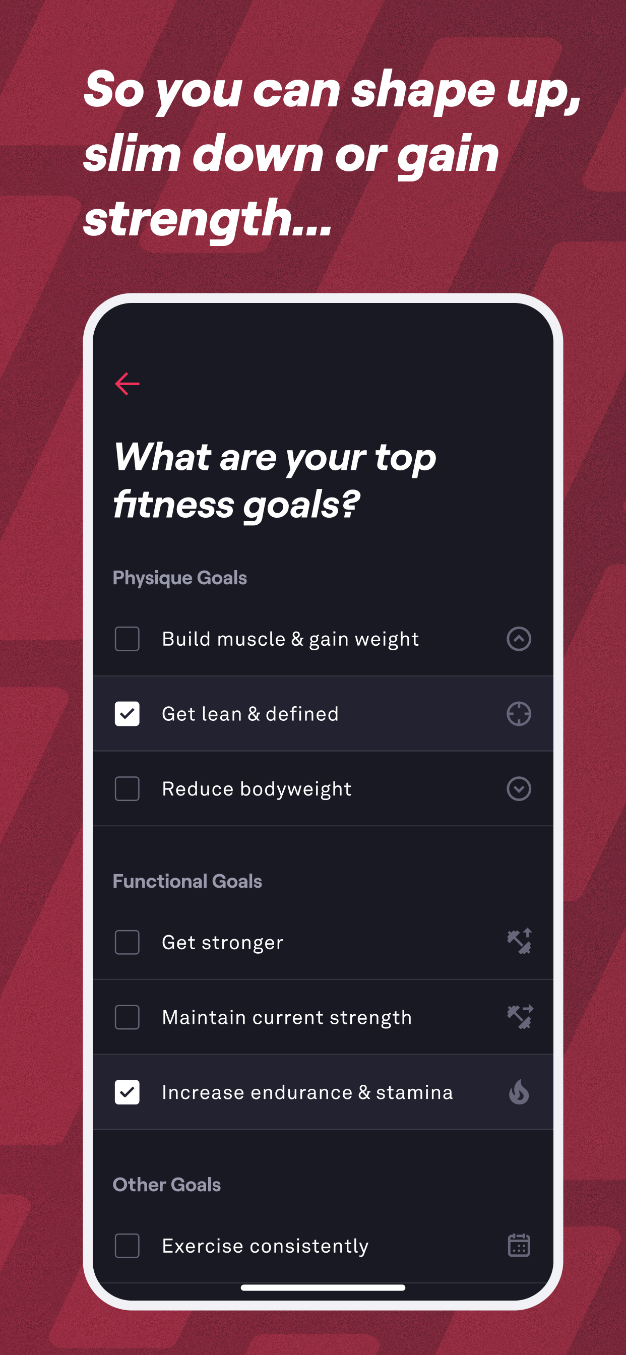 اسکرین شات 7 برنامه Fitbod: Workout & Gym Planner