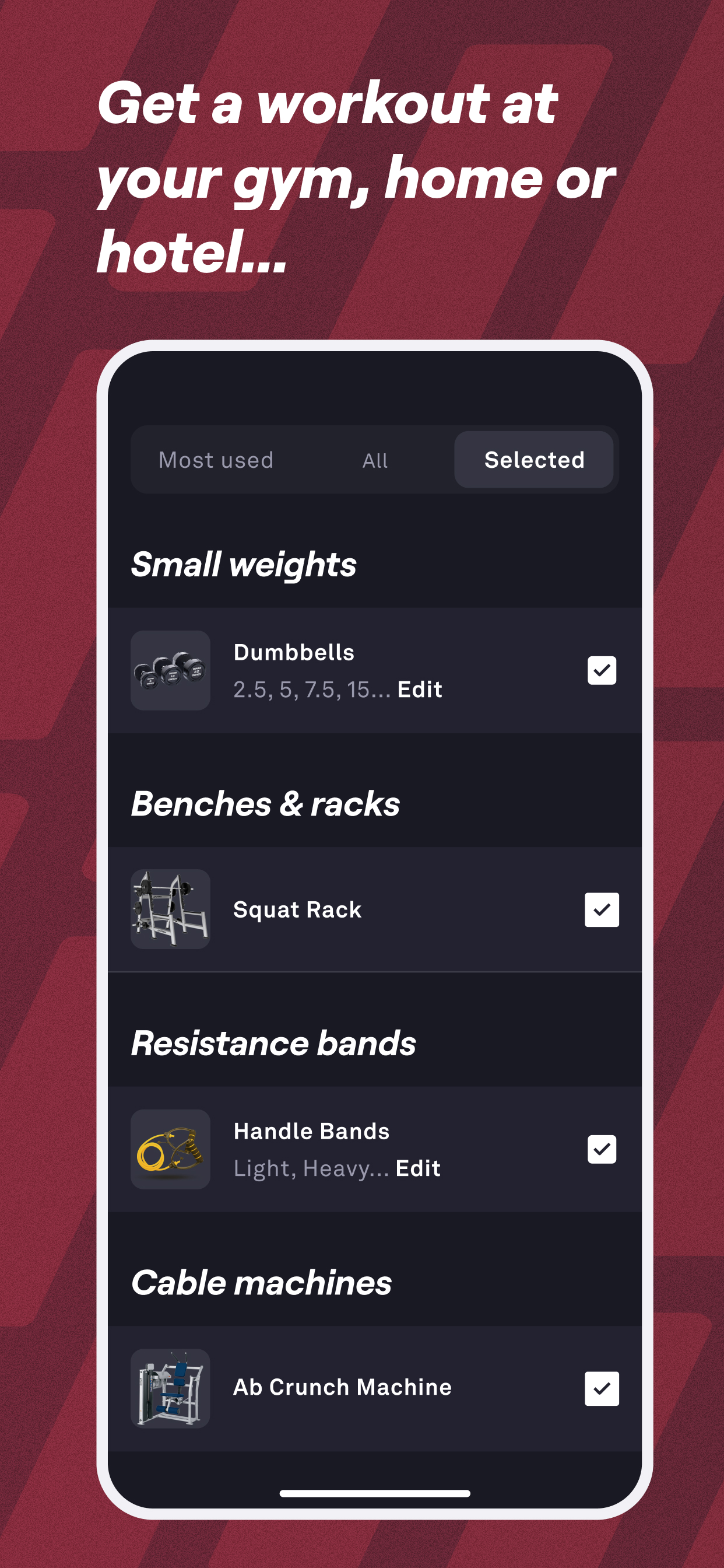 اسکرین شات 8 برنامه Fitbod: Workout & Gym Planner