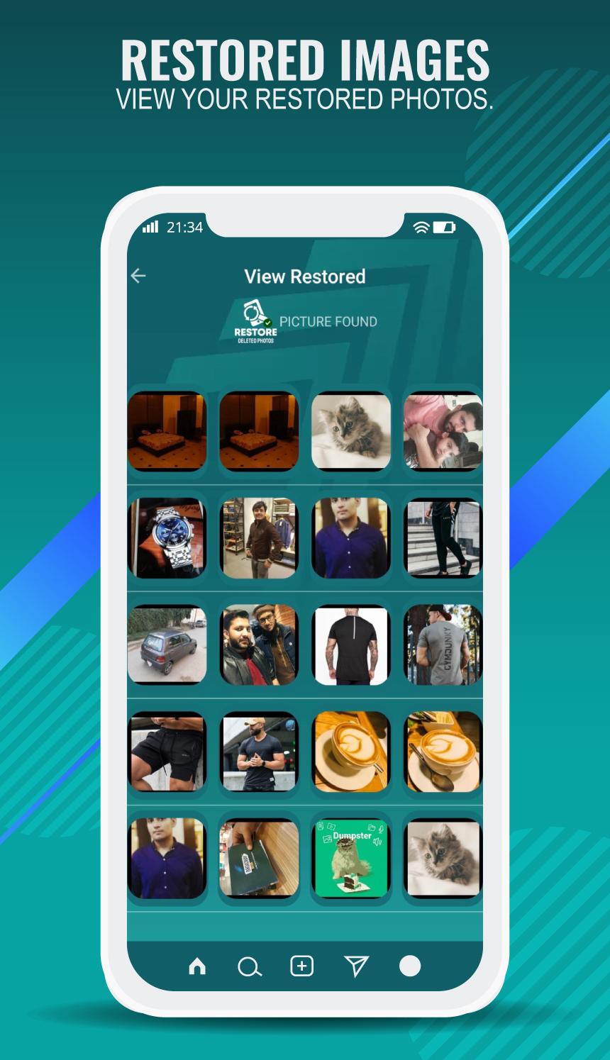 اسکرین شات 4 برنامه Recover Deleted Pictures