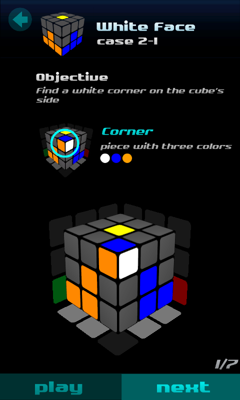 اسکرین شات 4 برنامه Solve The Cube