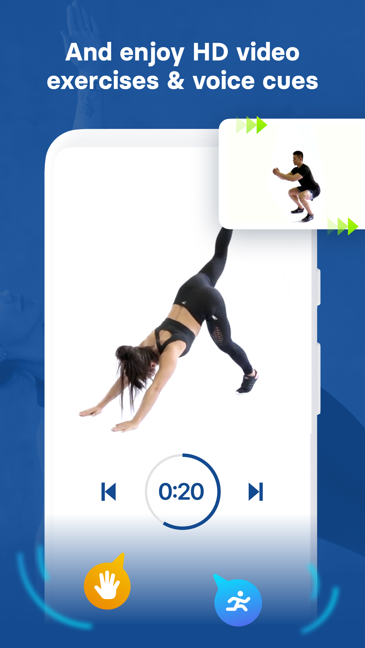اسکرین شات 3 برنامه Abs, Core, Back - Home Workout