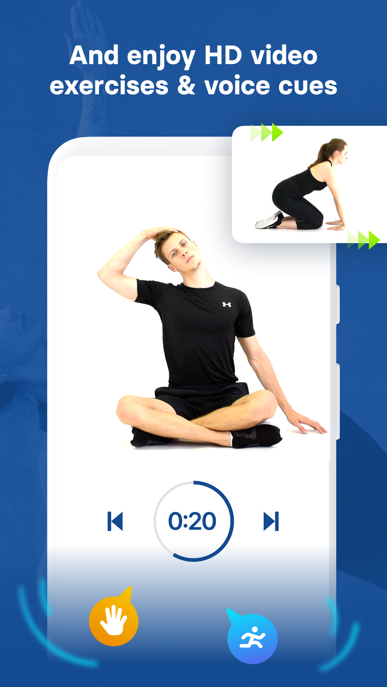 اسکرین شات 2 برنامه Flexibility & Stretching