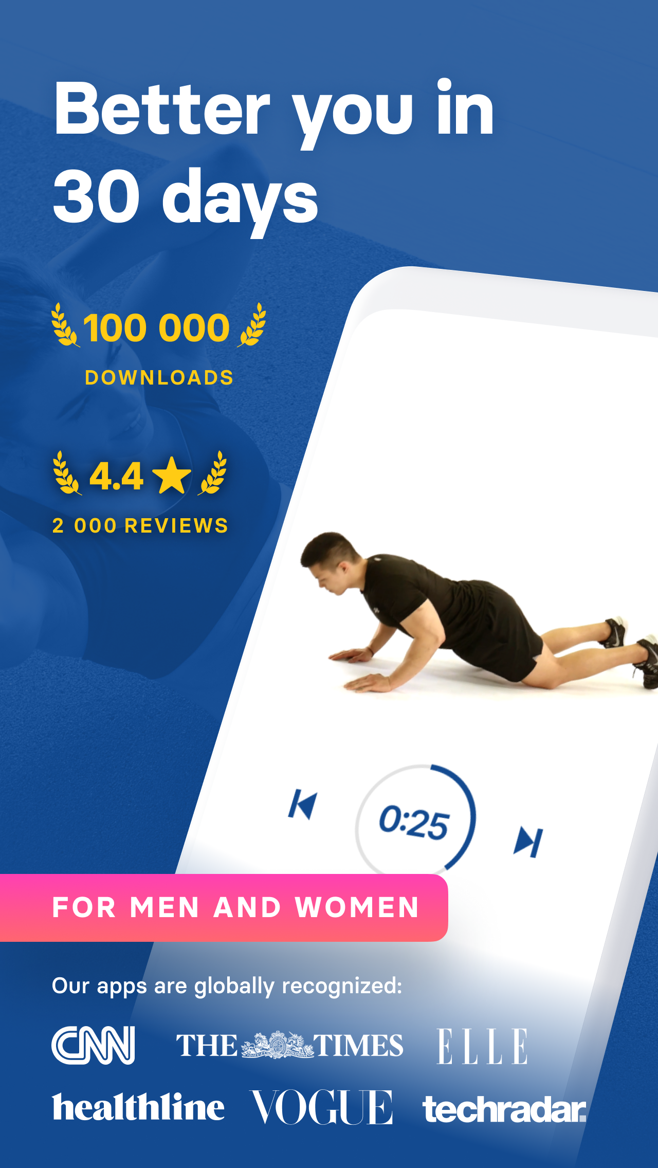 اسکرین شات 1 برنامه Upper Body Training at Home