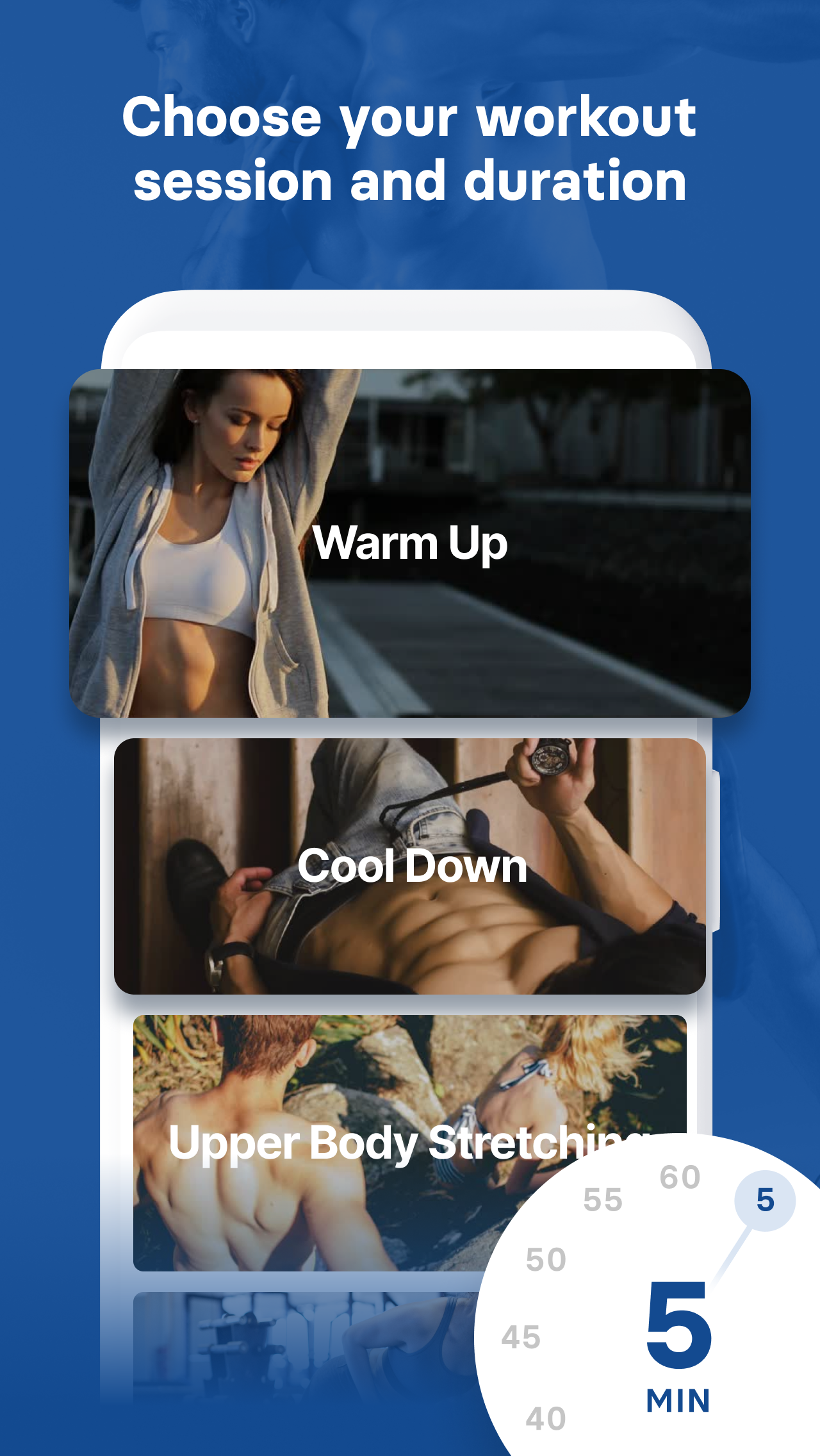 اسکرین شات 2 برنامه Warm Up & Cool Down by Fitify