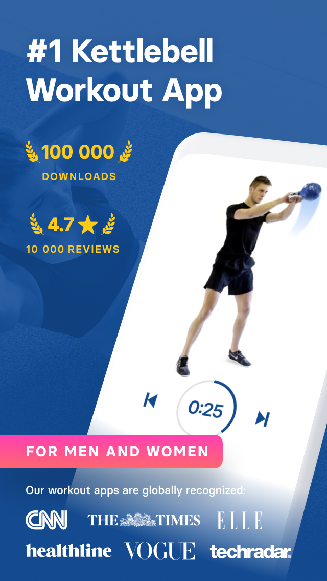 اسکرین شات 1 برنامه Kettlebell