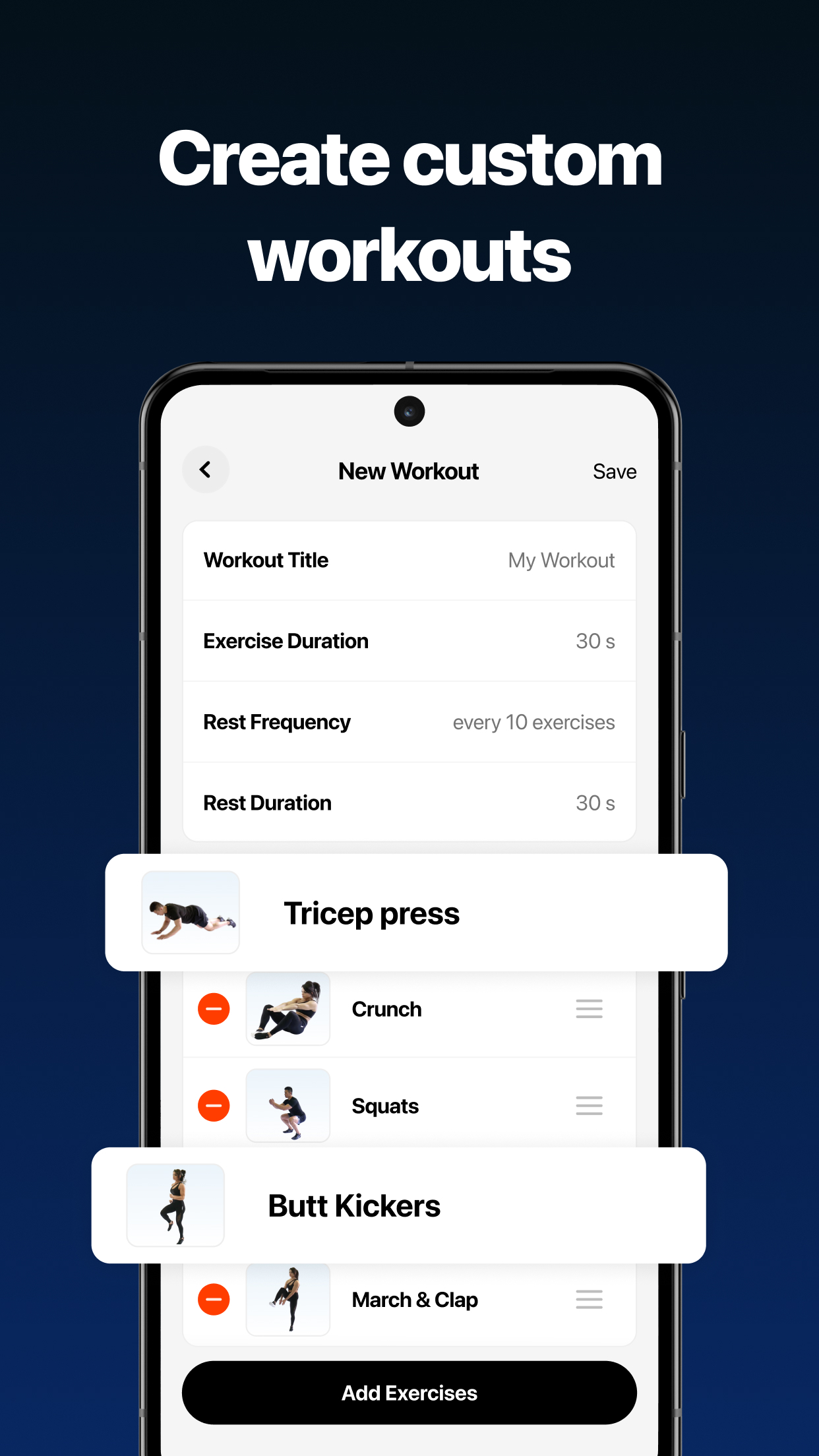 اسکرین شات 6 برنامه Fitify: Fitness, Home Workout