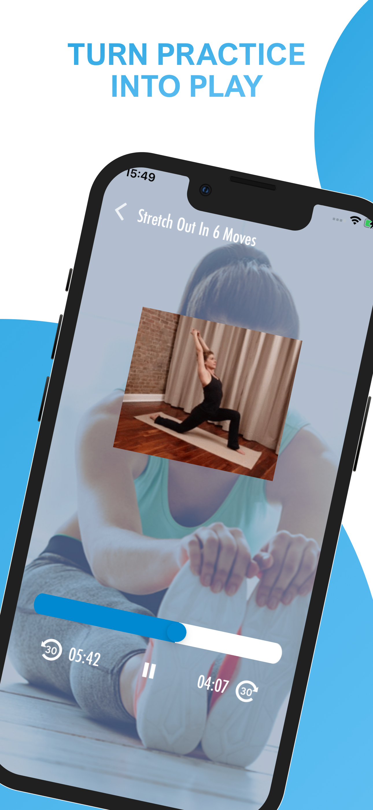 اسکرین شات 5 برنامه Flexibility Workout Exercises