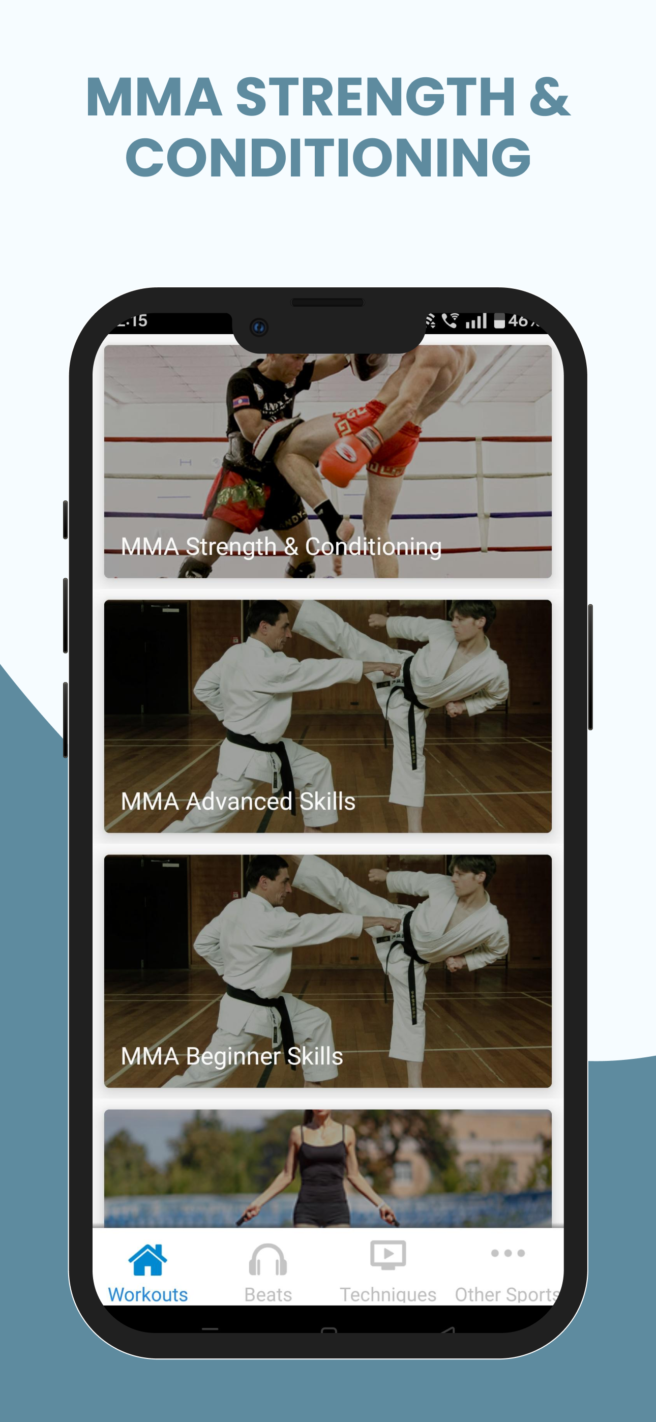 اسکرین شات 1 برنامه MMA Strength & Conditioning