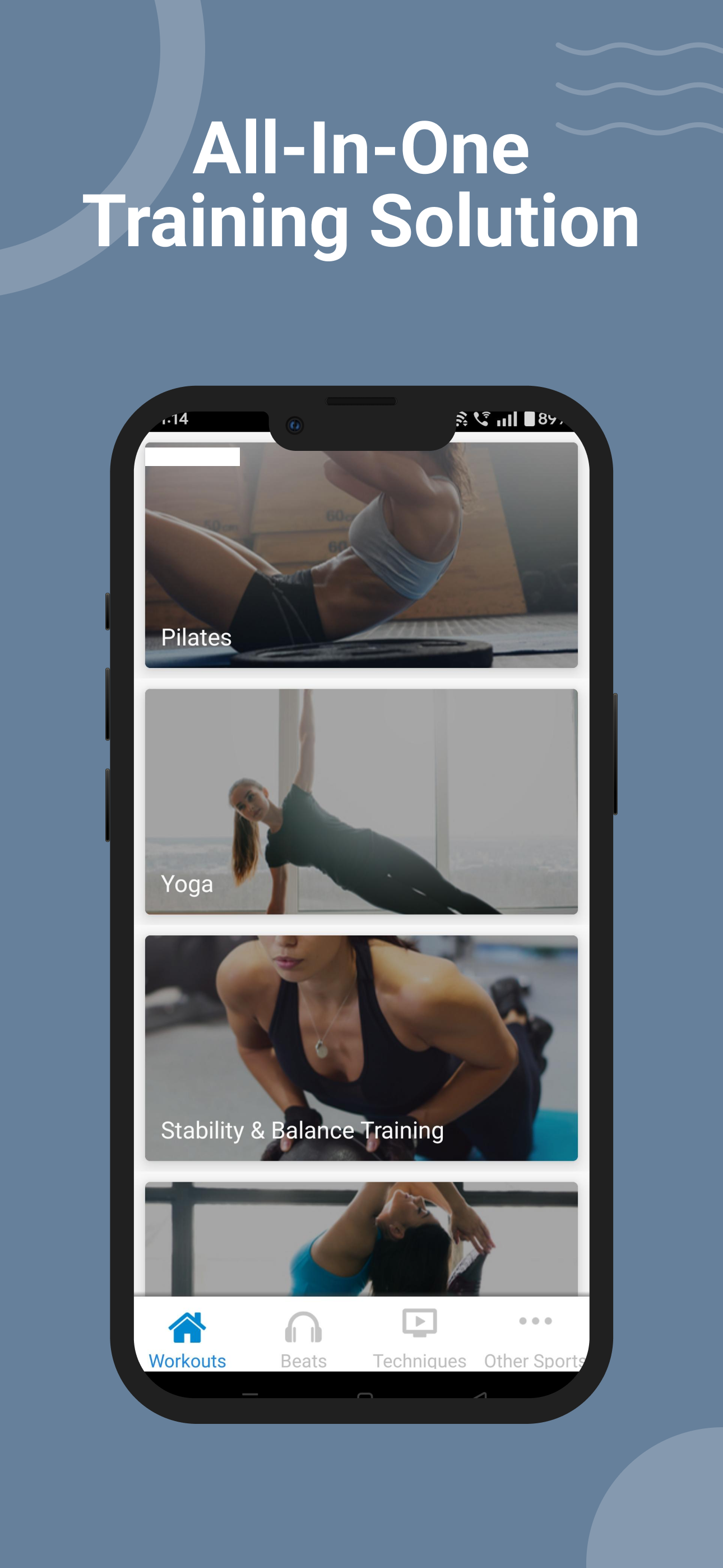 اسکرین شات 1 برنامه Pilates Training