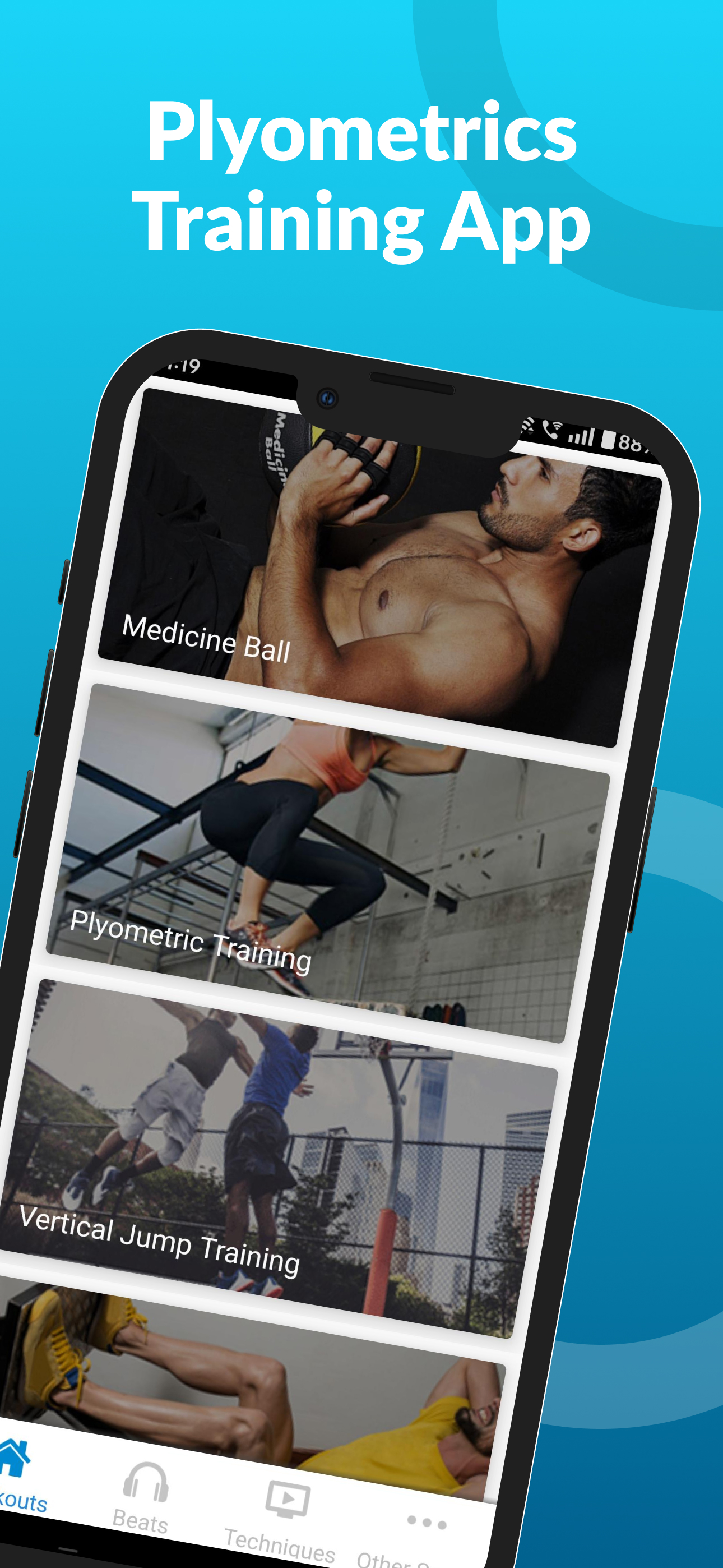 اسکرین شات 1 برنامه Plyometric Training Workouts