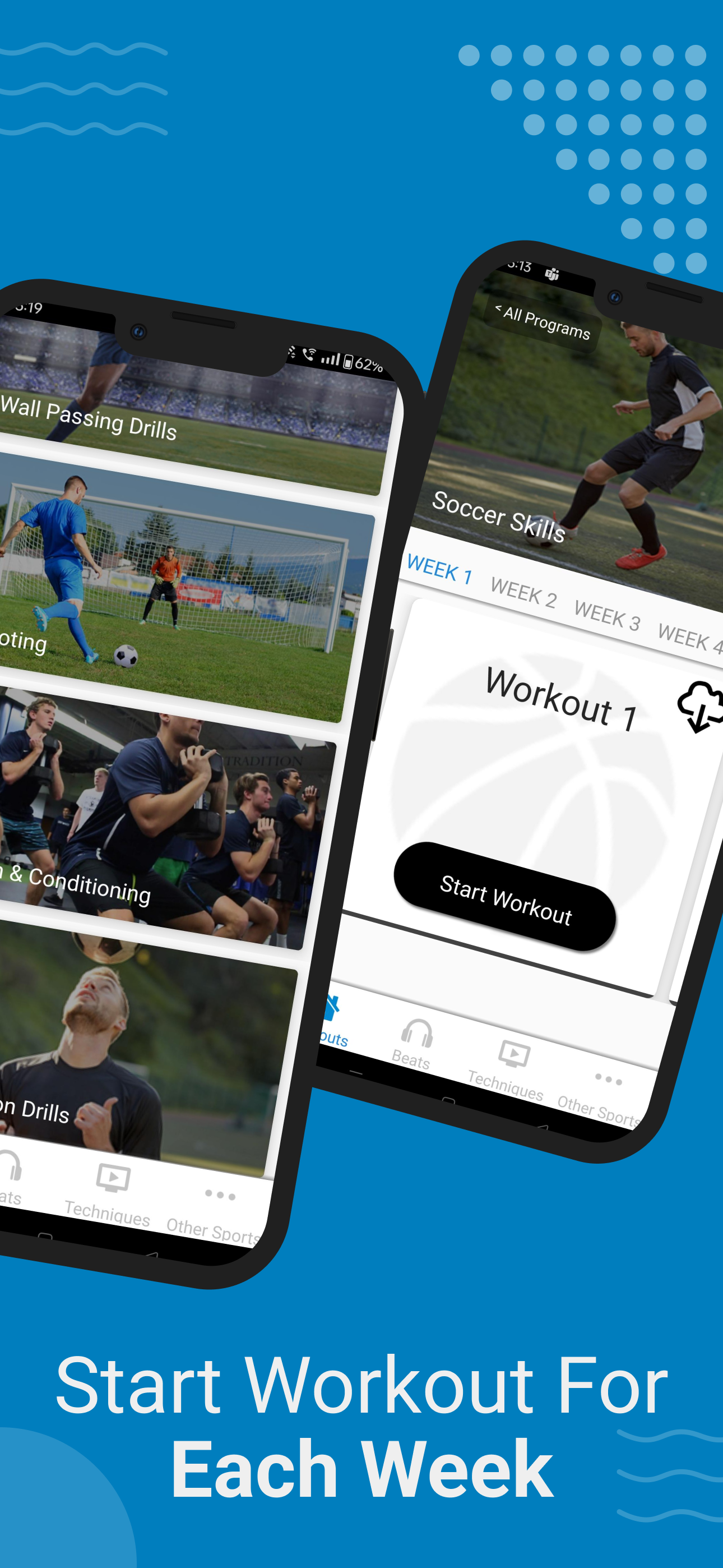 اسکرین شات 2 برنامه Soccer Training