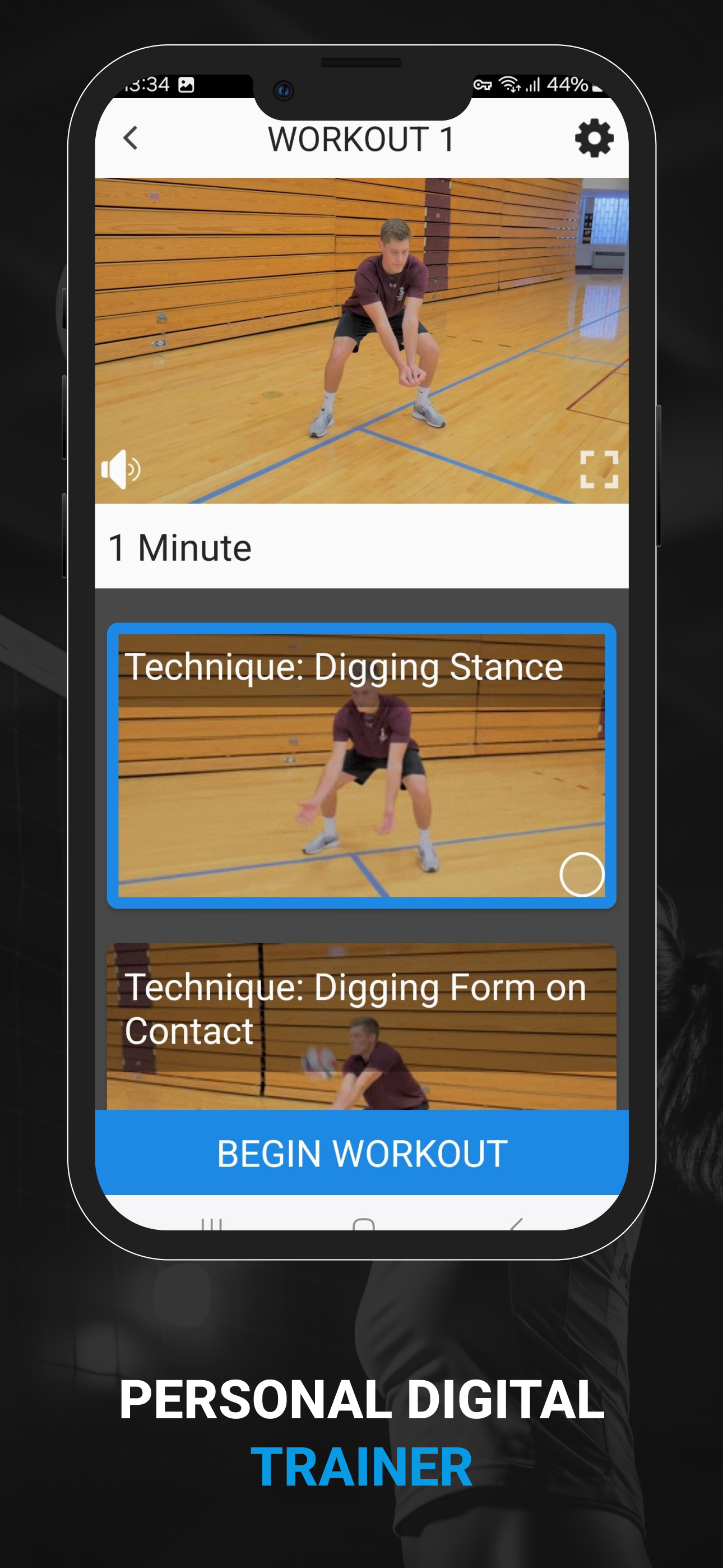 اسکرین شات 5 برنامه Volleyball Training