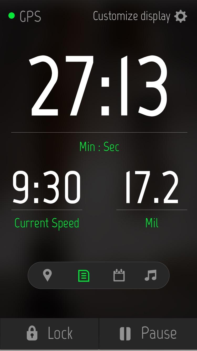 اسکرین شات 2 برنامه Running Distance Tracker +