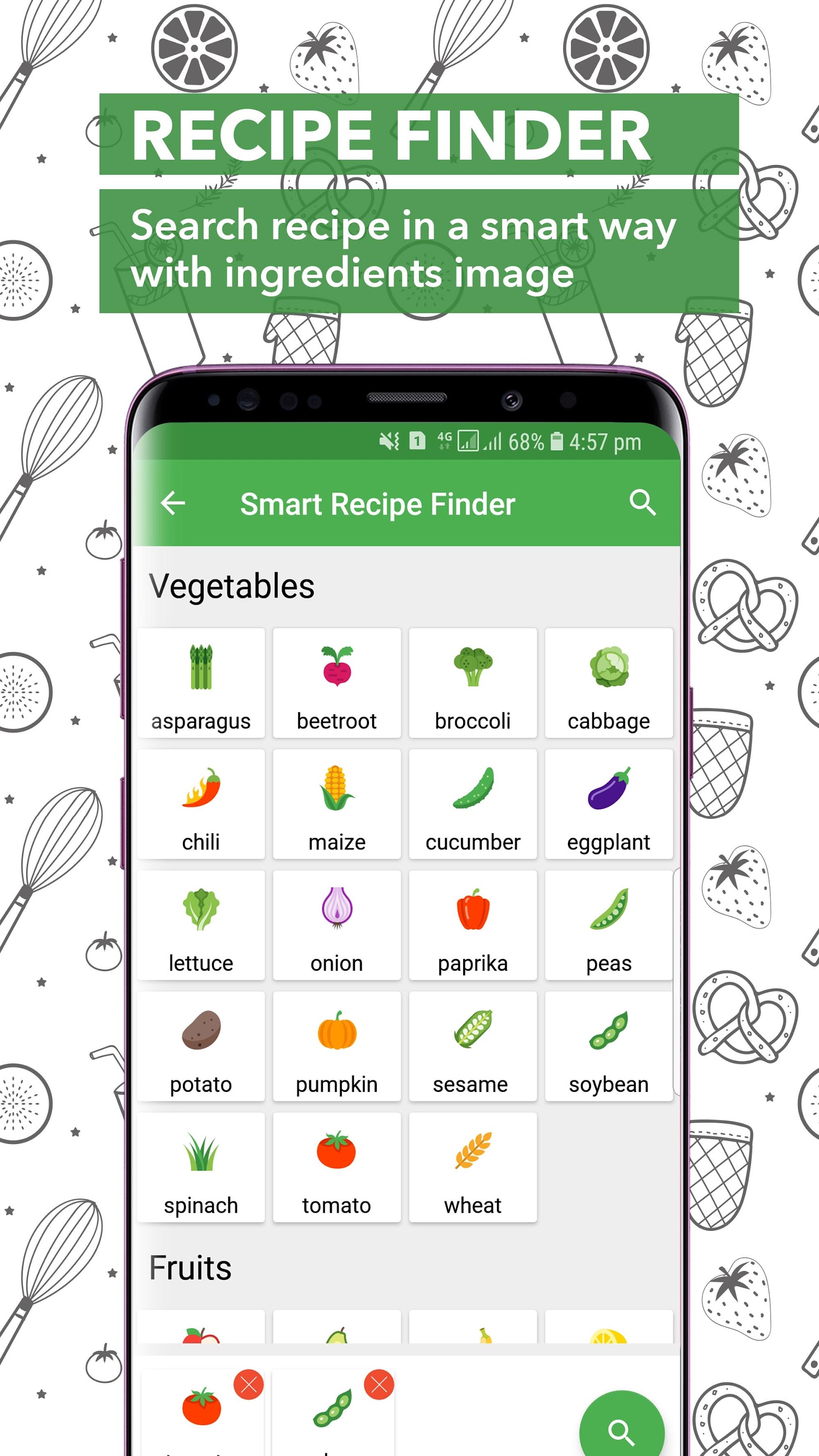 اسکرین شات 6 برنامه Food Book Recipes
