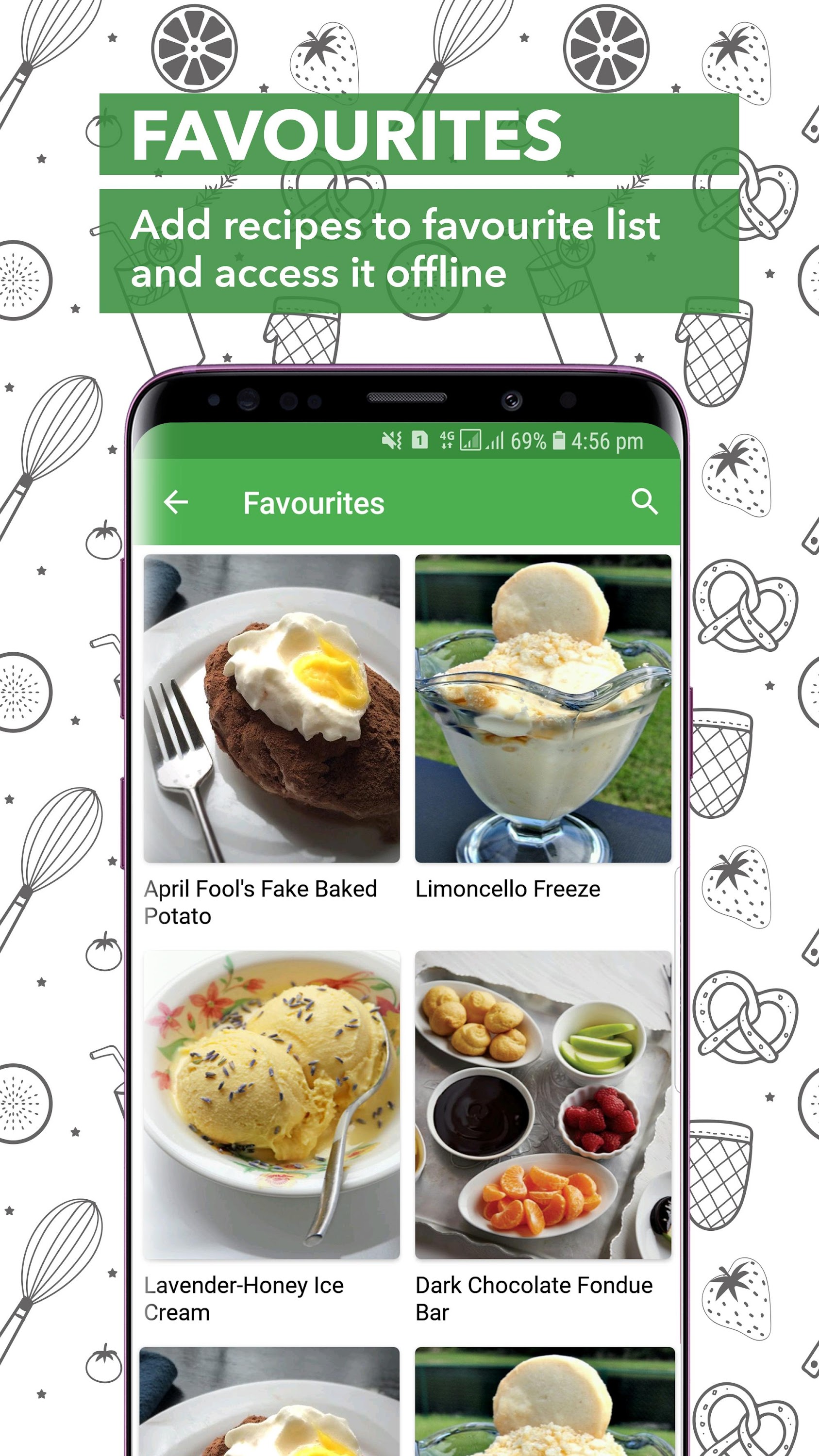 اسکرین شات 5 برنامه Food Book Recipes