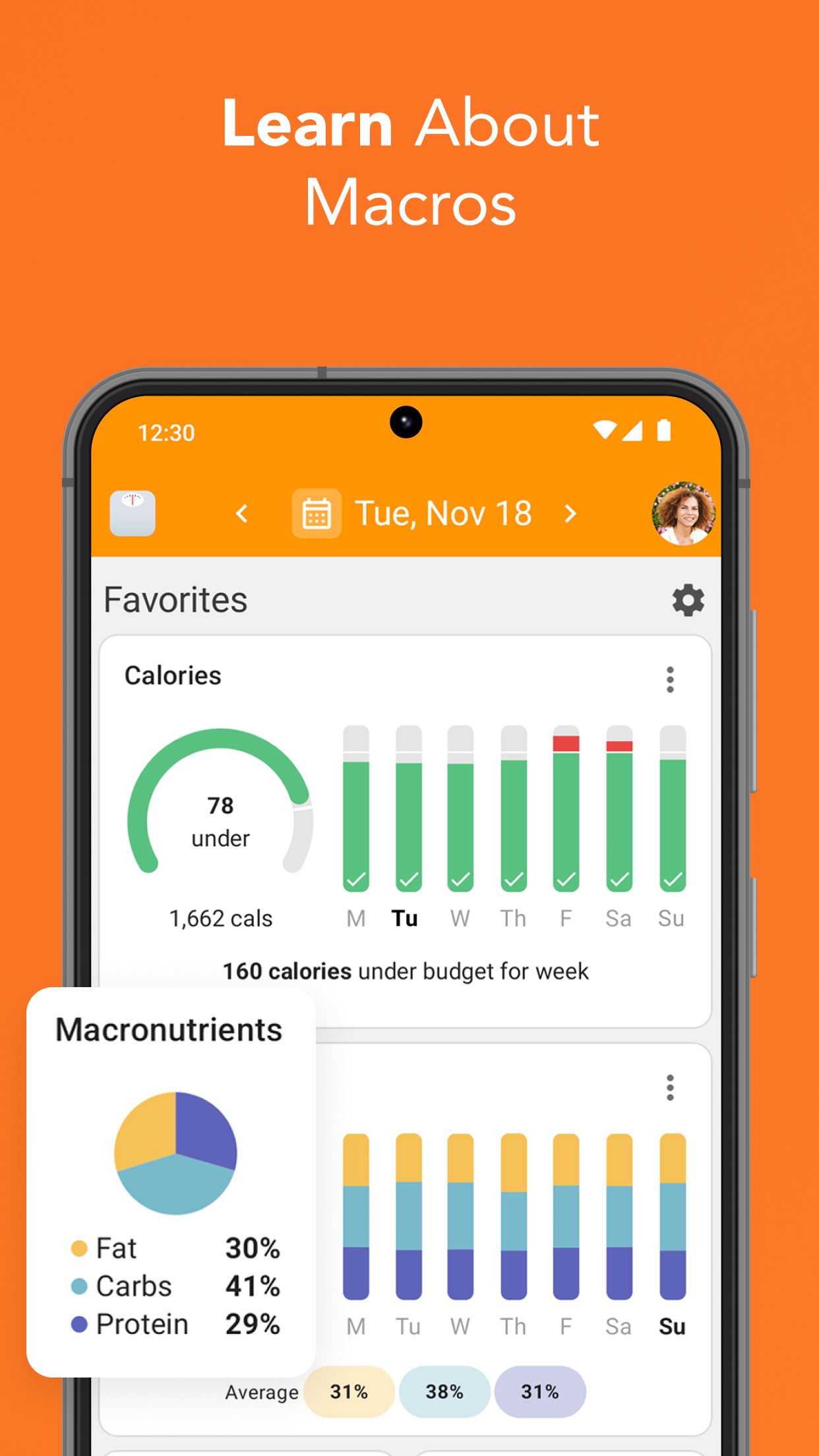 اسکرین شات 7 برنامه Calorie Counter by Lose It!