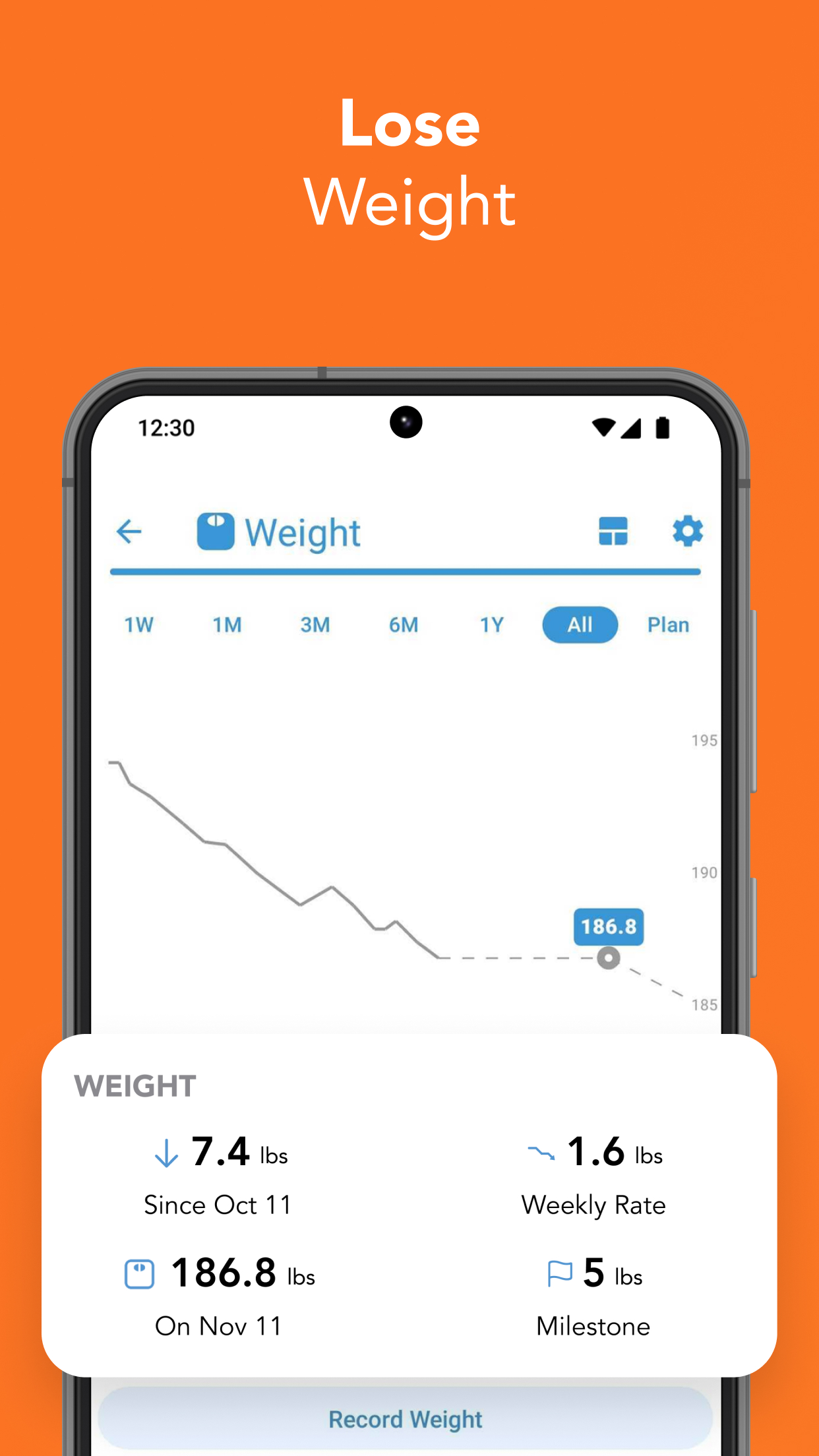 اسکرین شات 6 برنامه Calorie Counter by Lose It!