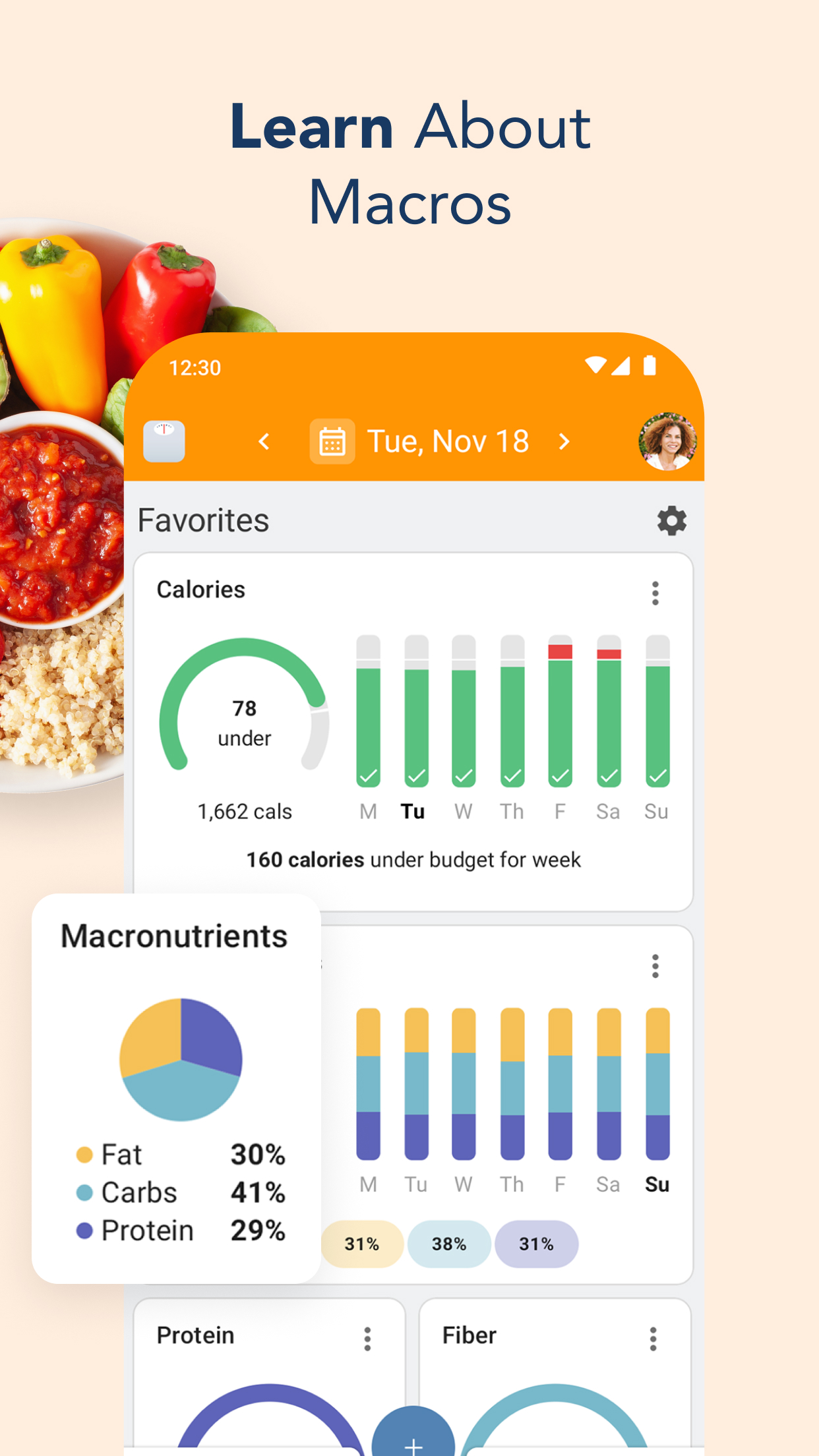 اسکرین شات 7 برنامه Calorie Counter by Lose It!