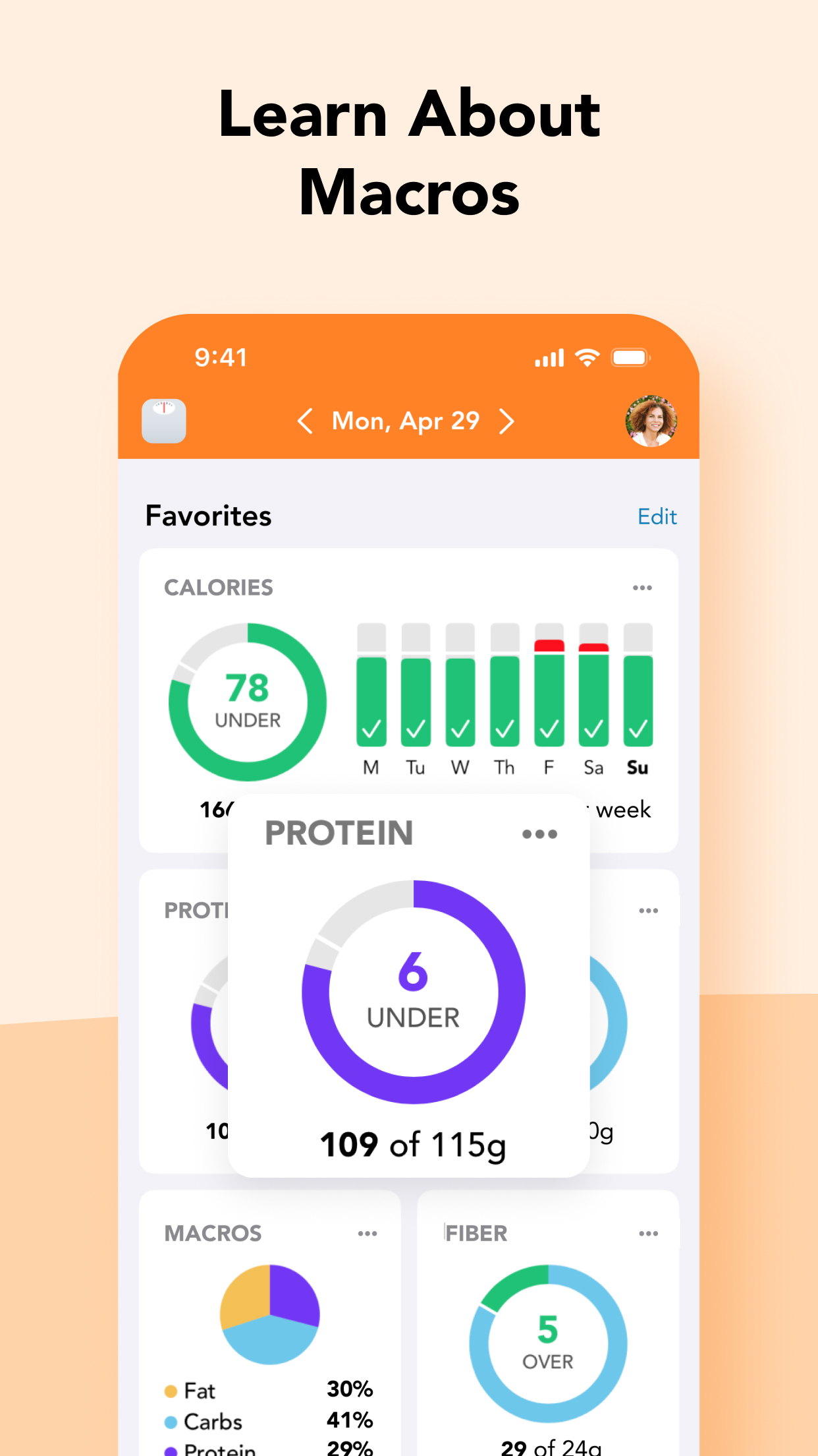 اسکرین شات 7 برنامه Calorie Counter by Lose It!