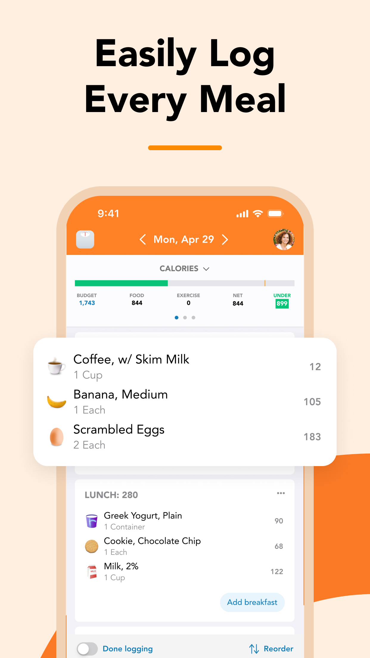 اسکرین شات 5 برنامه Calorie Counter by Lose It!