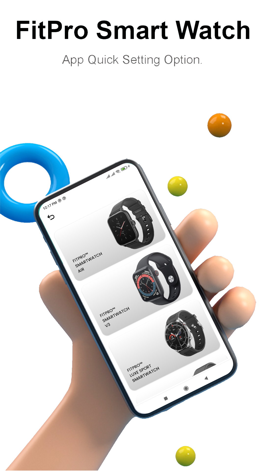 اسکرین شات 4 برنامه Fitpro Smart Watch App