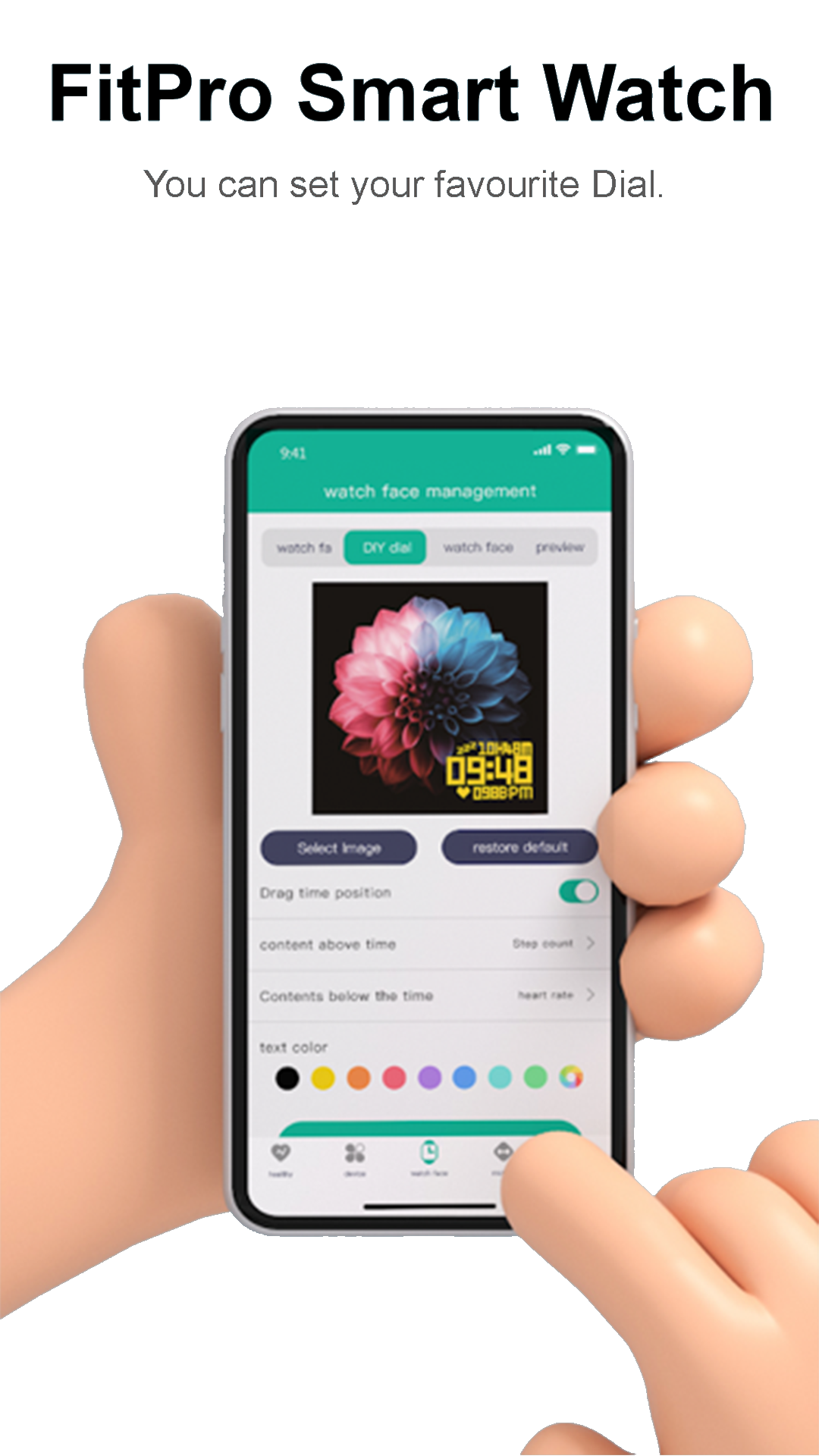 اسکرین شات 3 برنامه Fitpro Smart Watch App