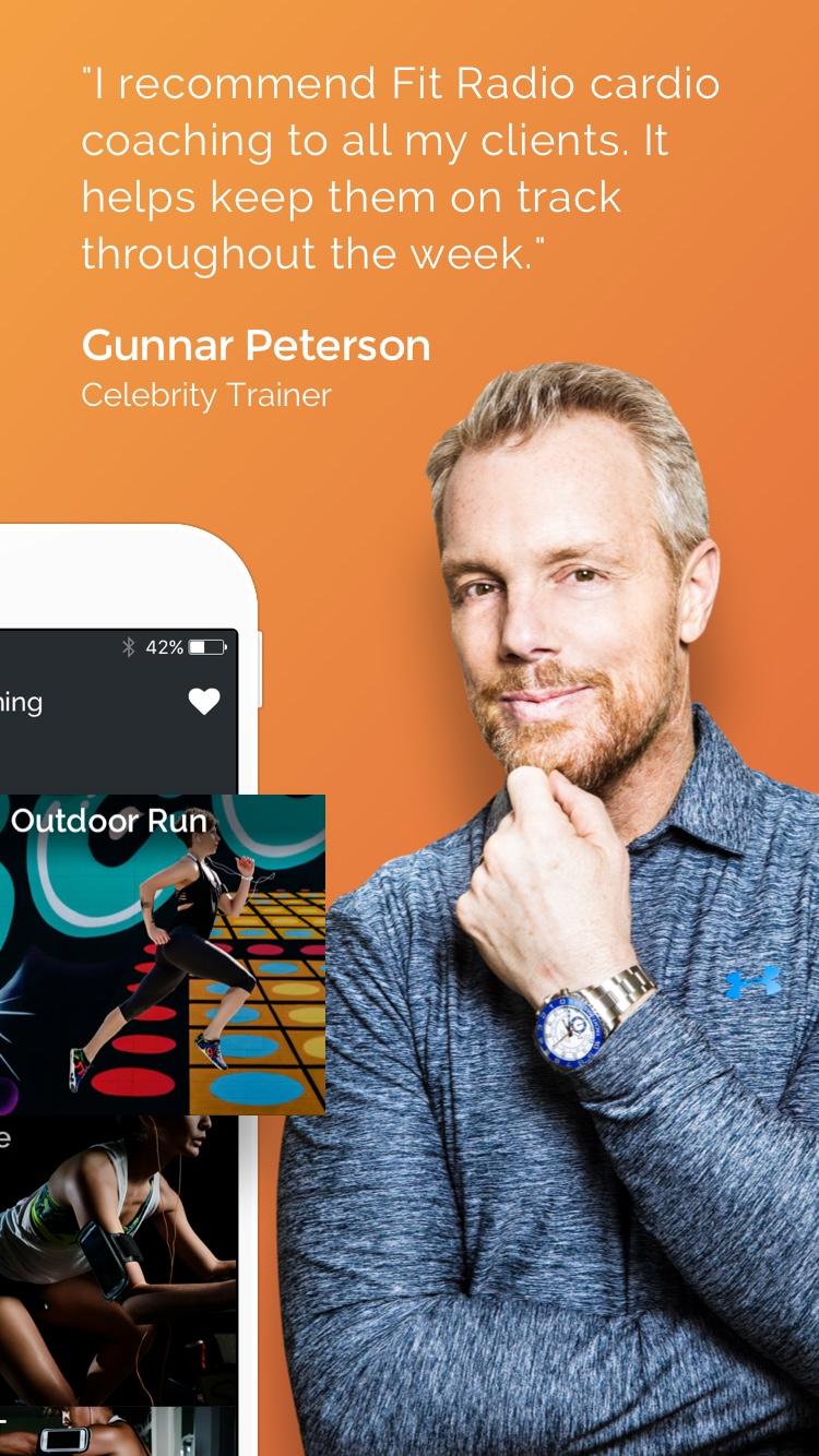 اسکرین شات 2 برنامه Fit Radio: Train Inspired