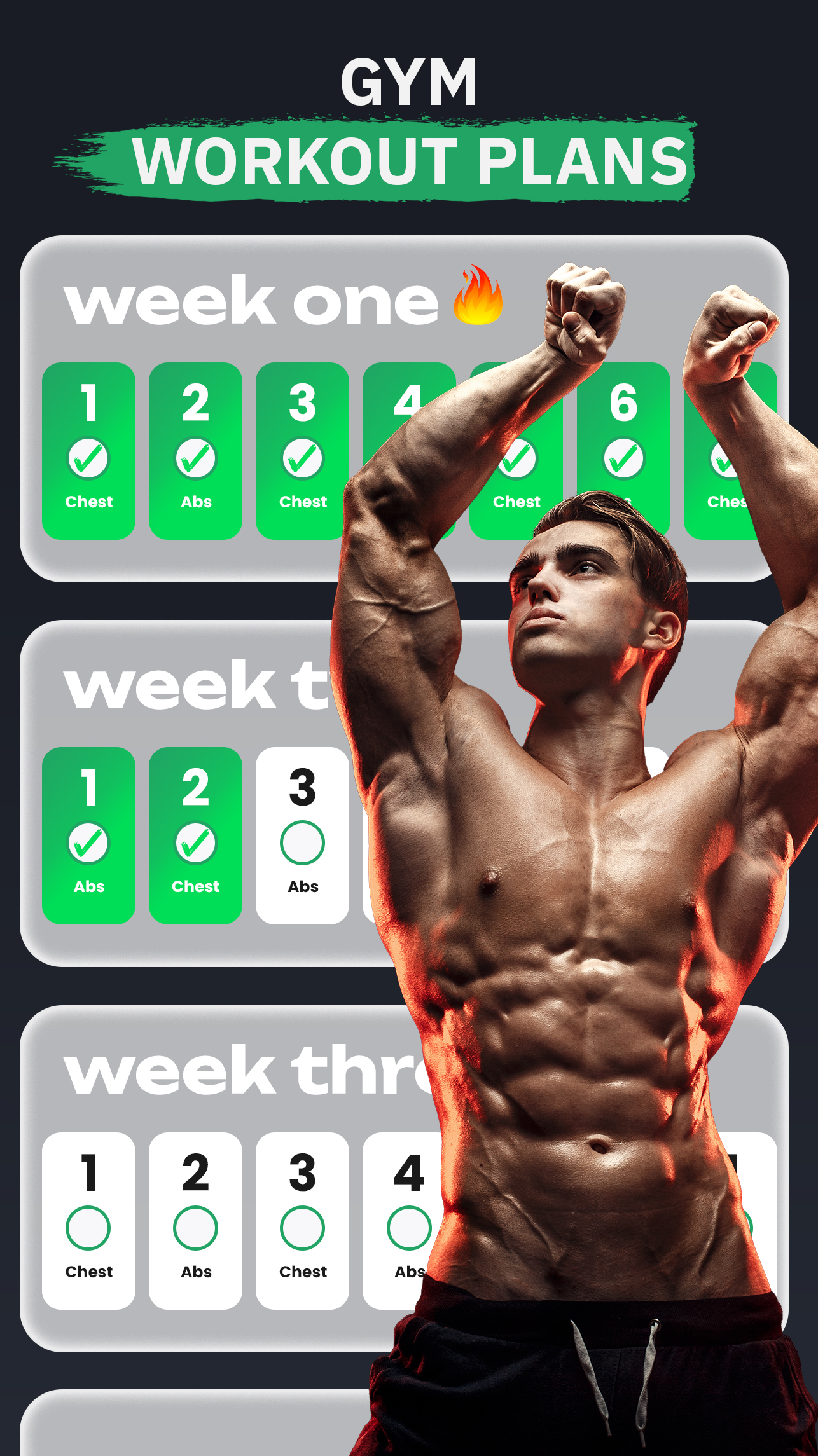 اسکرین شات 2 برنامه Fitvate - Gym & Home Workout