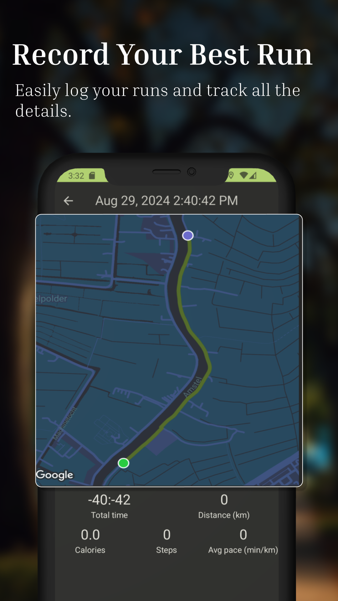 اسکرین شات 4 برنامه Running Fitness & Map Tracker