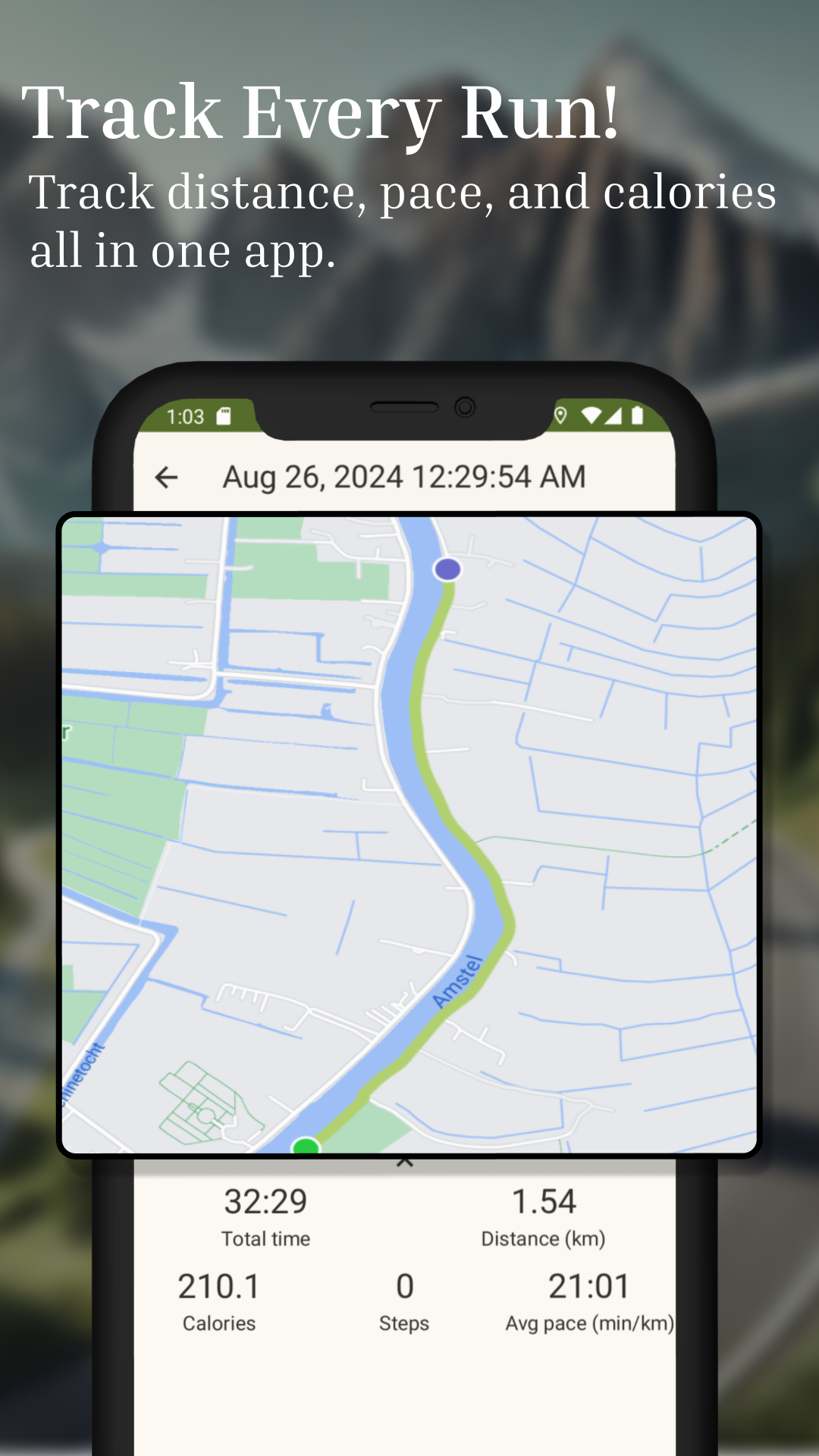 اسکرین شات 7 برنامه Running Fitness & Map Tracker