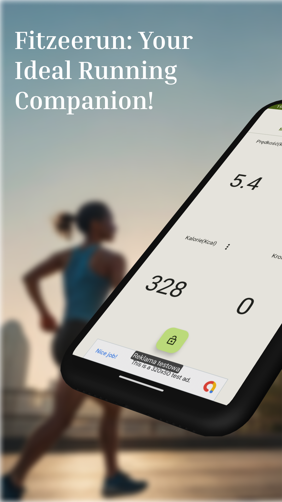 اسکرین شات 1 برنامه Running Fitness & Map Tracker