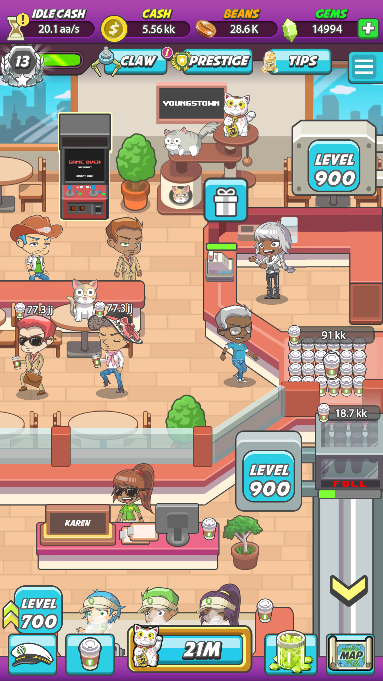 اسکرین شات 1 بازی Coffee Craze - Barista Tycoon