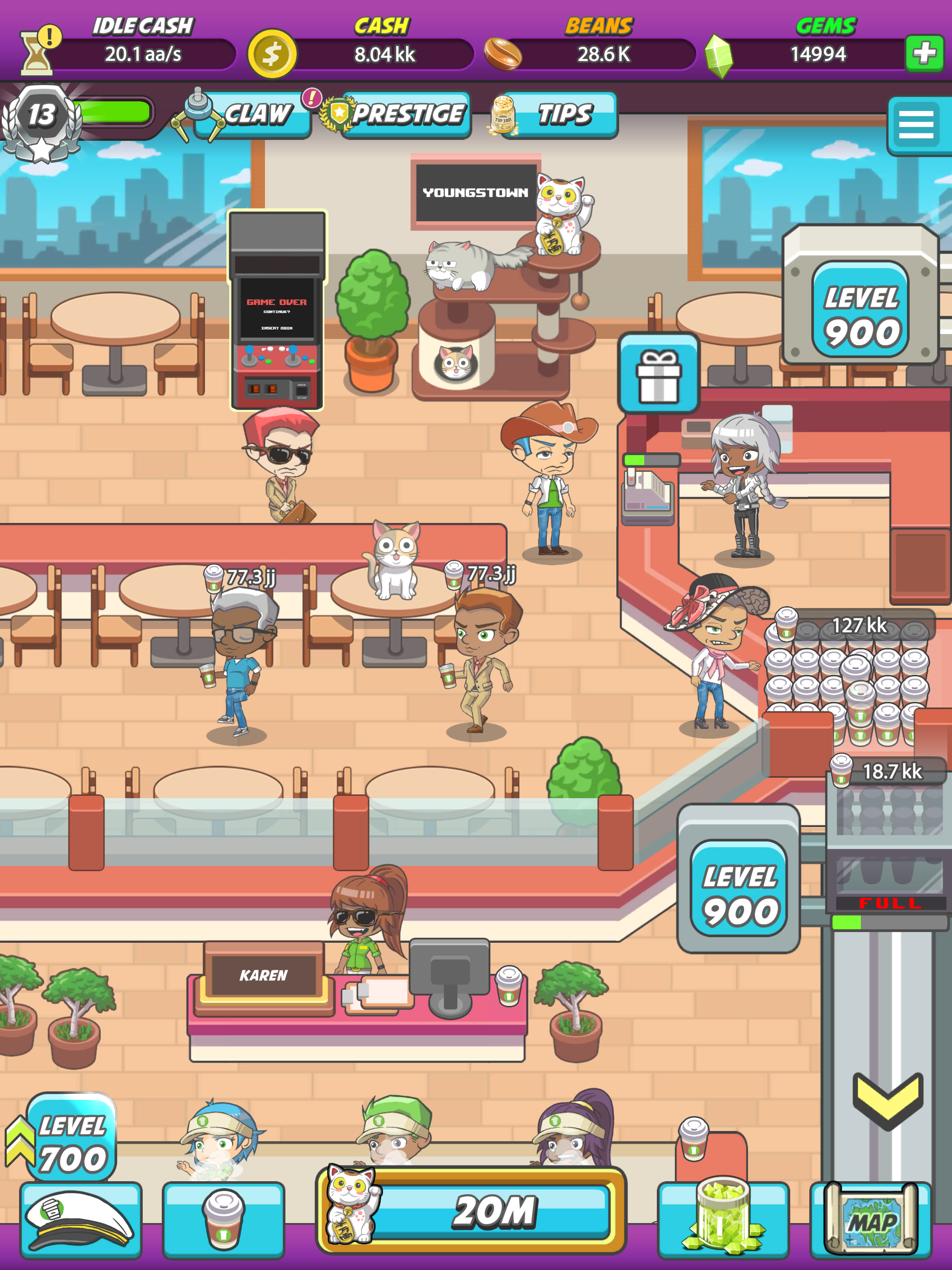 اسکرین شات 1 بازی Coffee Craze - Barista Tycoon