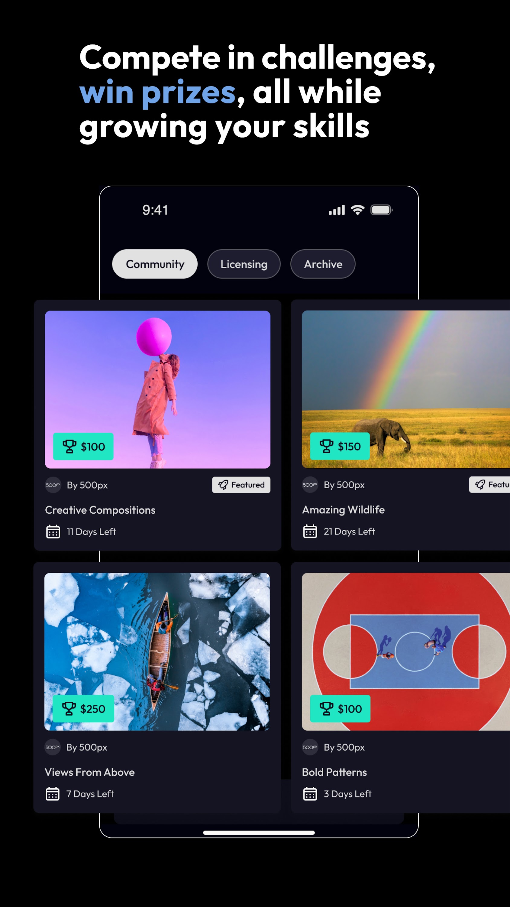 اسکرین شات 6 برنامه 500px-Photo Sharing Community